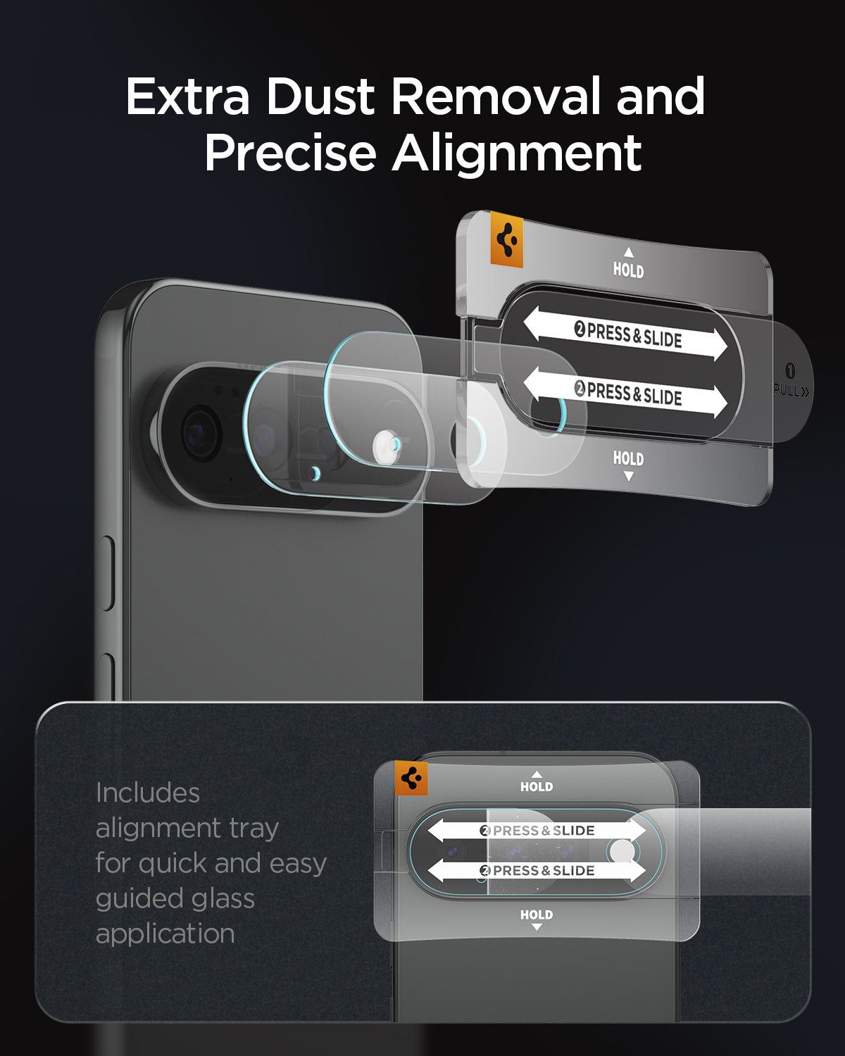 Spigen Glass tR EZ Fit Optik Pro 2 Pack, crystal clear - Google Pixel 11 Pro (13)