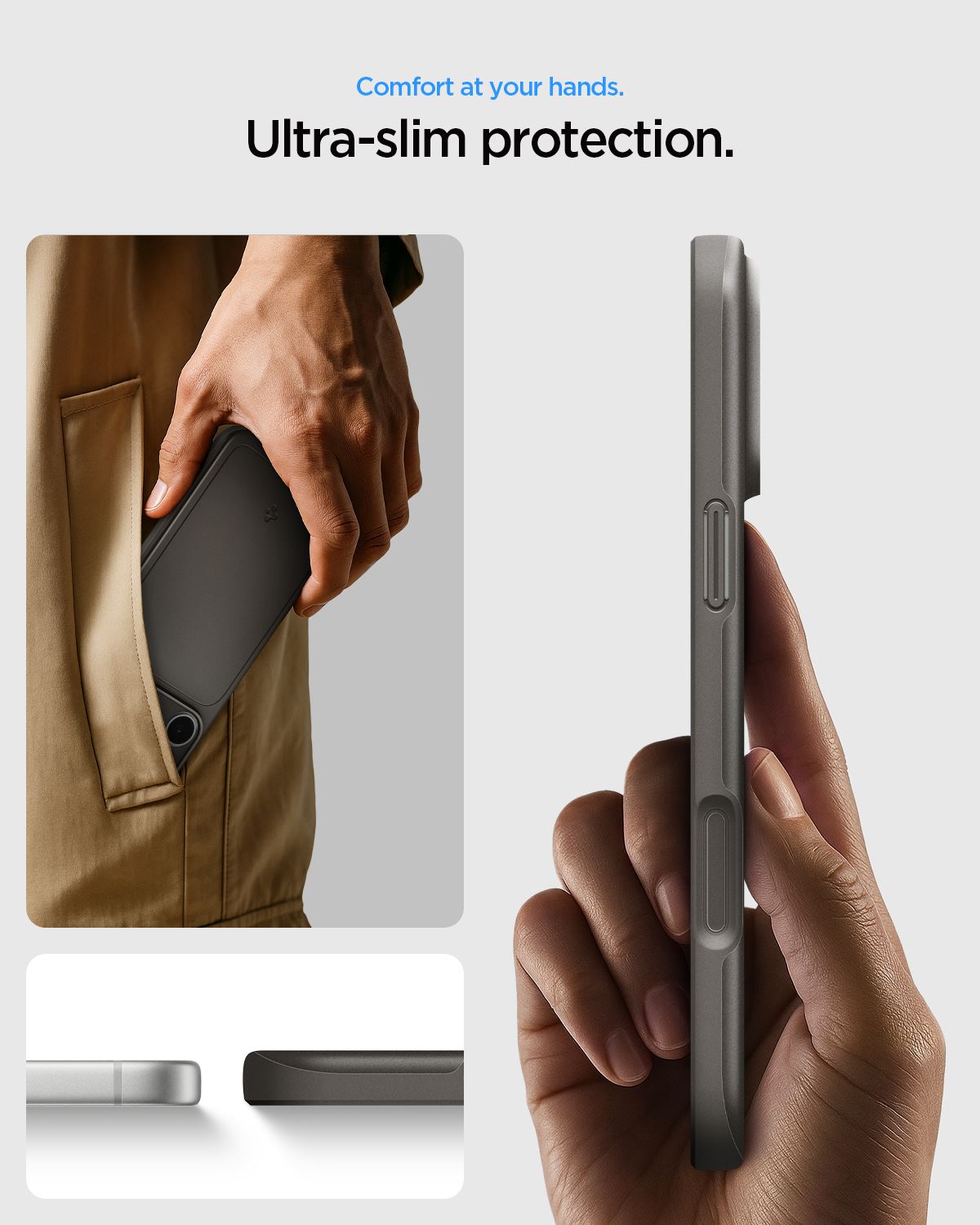 Spigen Thin Fit MagSafe, gunmetal - iPhone 18 Pro/17 Pro (17)