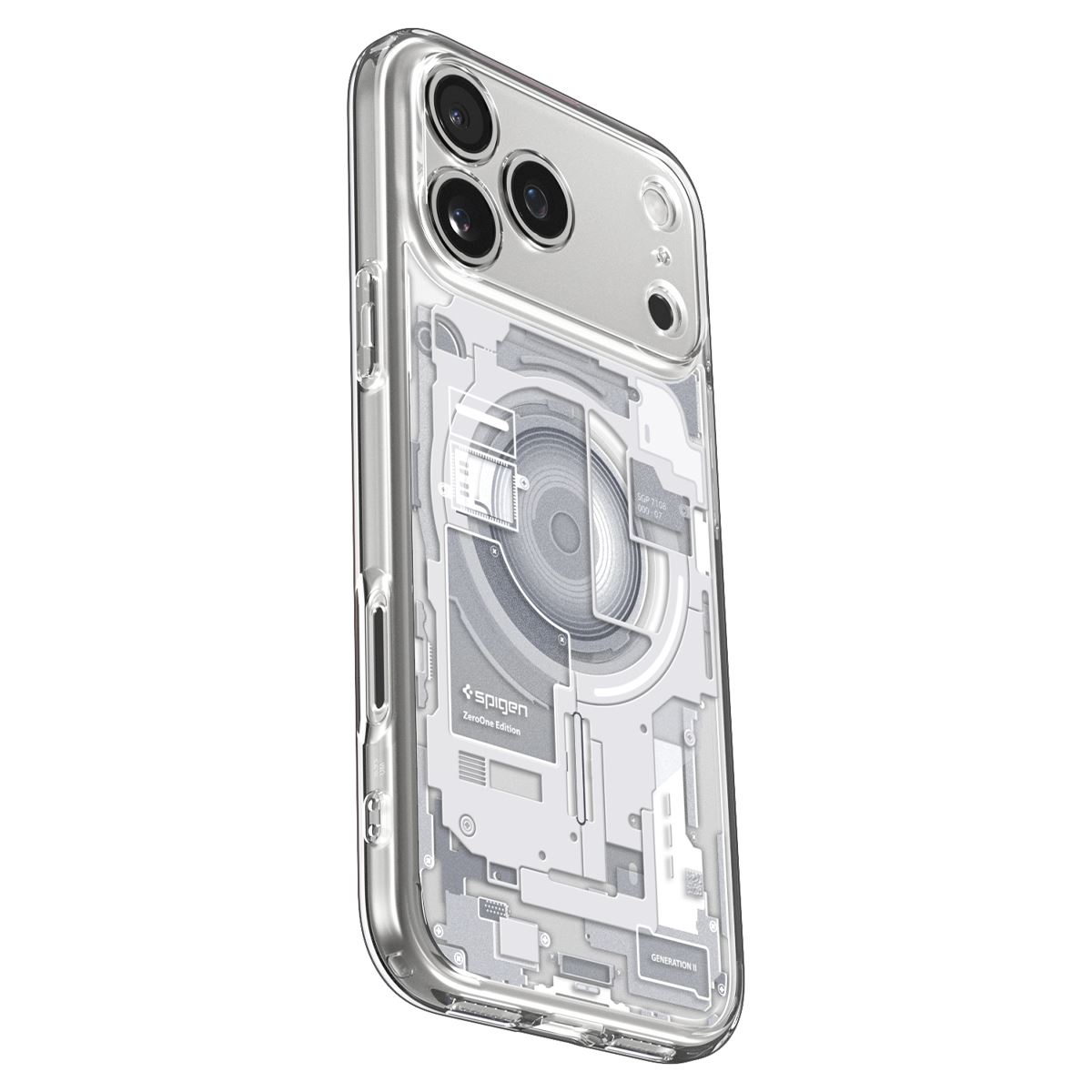 Spigen Ultra Hybrid MagSafe, zero one white - iPhone 18 Pro/17 Pro (12)