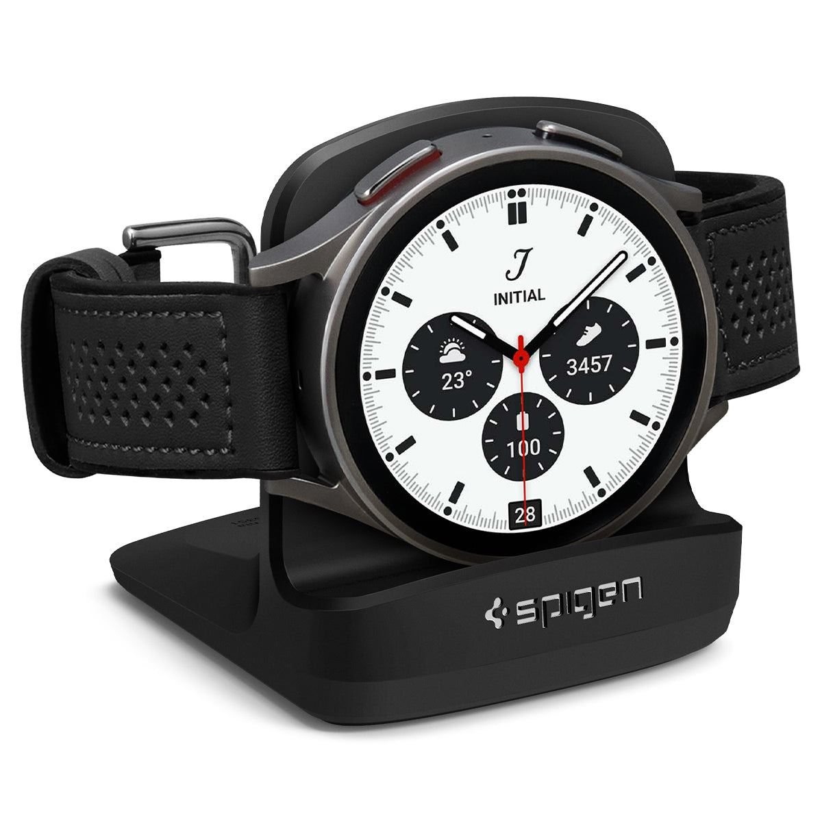 Spigen Night Stand S353, black - Samsung Galaxy Watch 6/6 Classic/5/5 Pro (1)