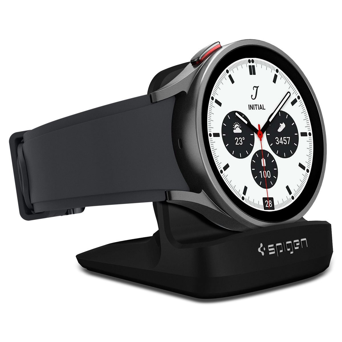 Spigen Night Stand S353, black - Samsung Galaxy Watch 6/6 Classic/5/5 Pro (3)