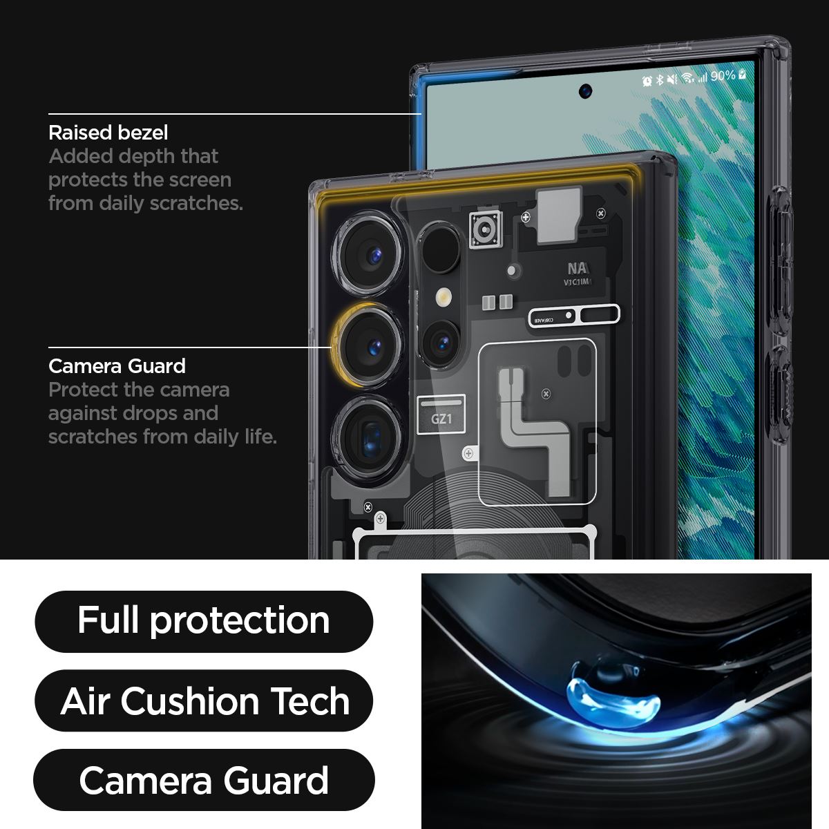 Spigen Ultra Hybrid, zero one - Samsung Galaxy S24 Ultra (15)