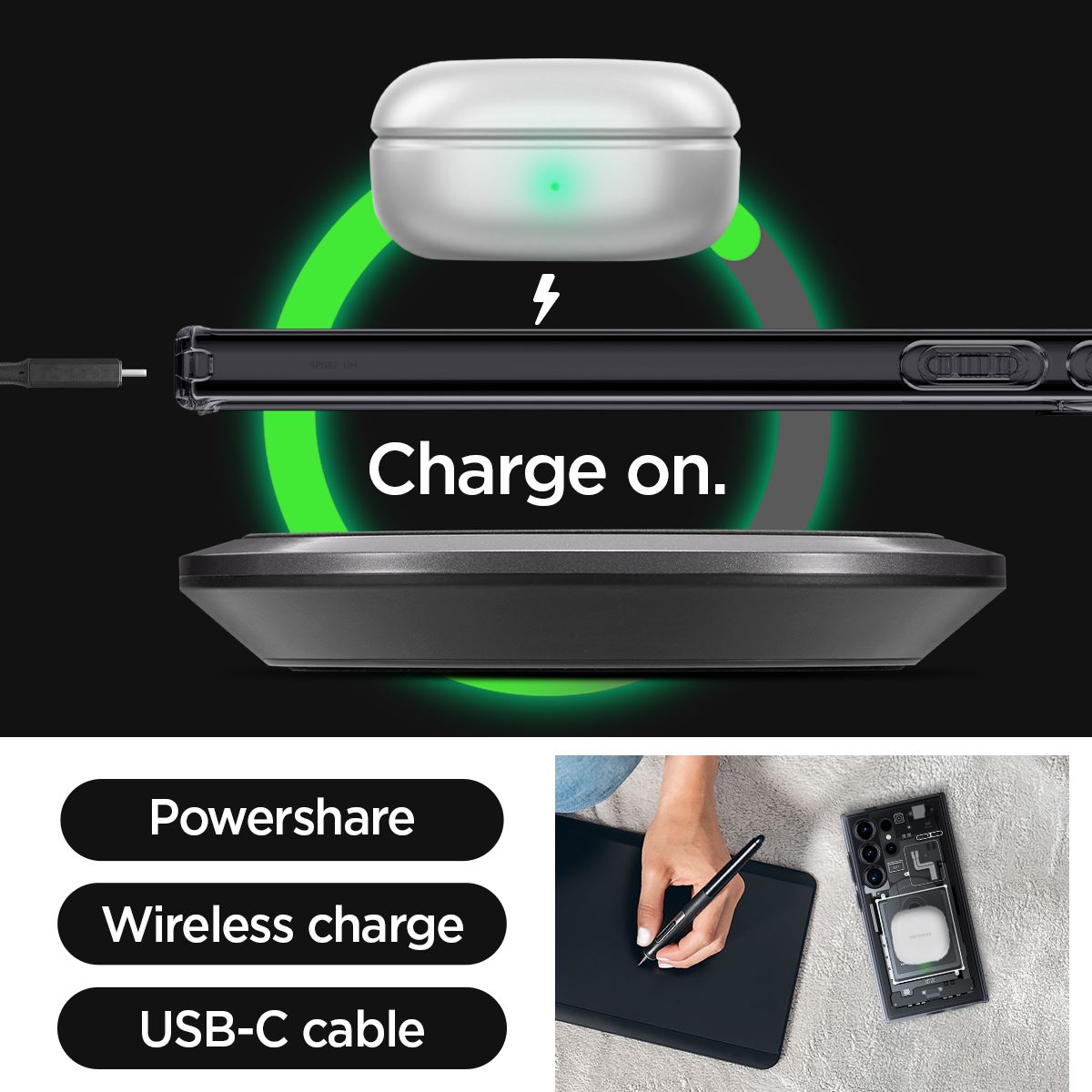 Spigen Ultra Hybrid, zero one - Samsung Galaxy S24 Ultra (17)