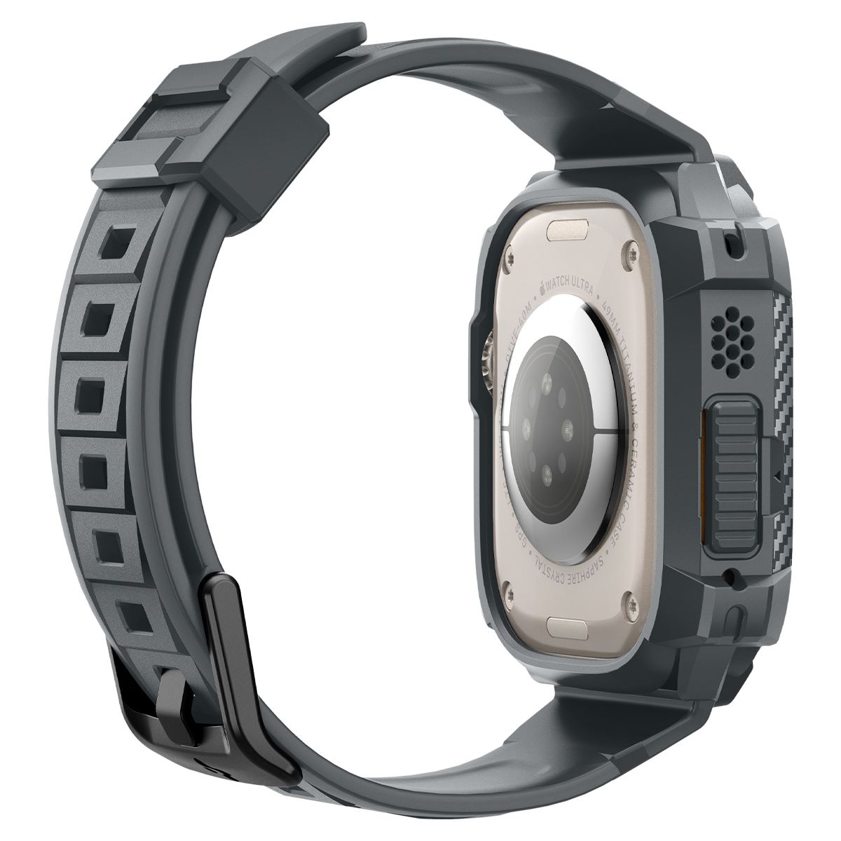 Spigen Rugged Armor Pro, dark gray - Apple Watch Ultra 3/2/1 (13)
