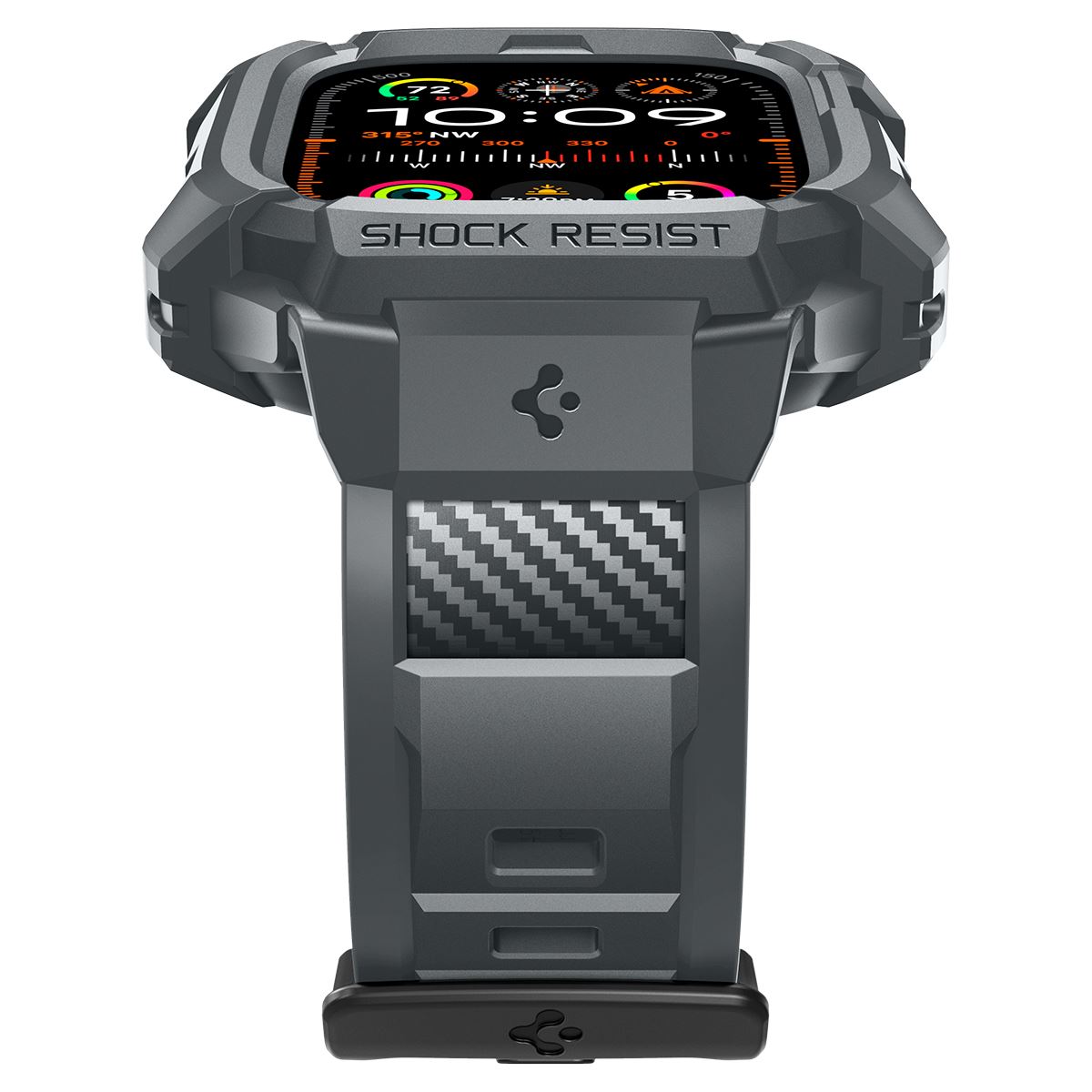 Spigen Rugged Armor Pro, dark gray - Apple Watch Ultra 3/2/1 (5)