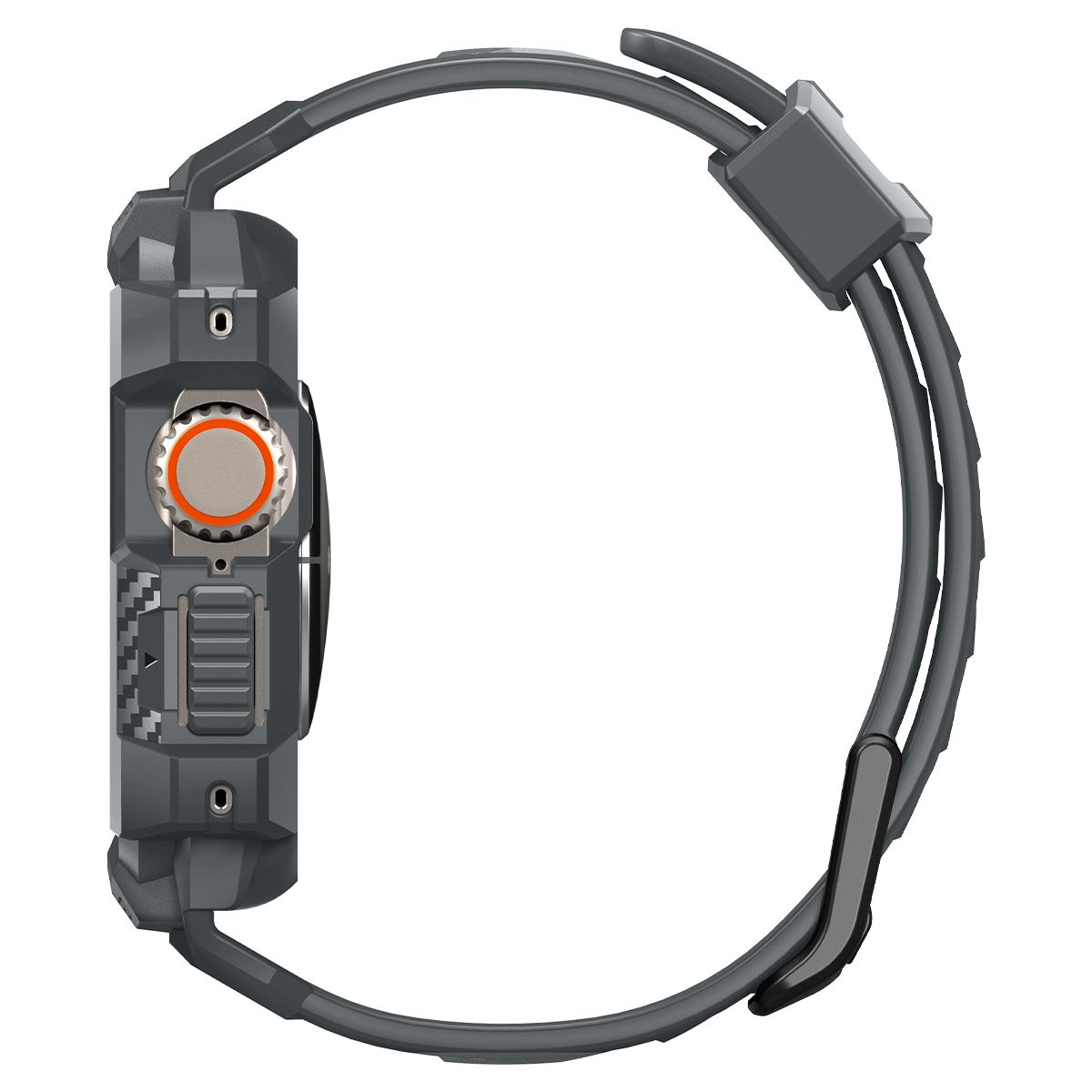Spigen Rugged Armor Pro, dark gray - Apple Watch Ultra 3/2/1 (6)
