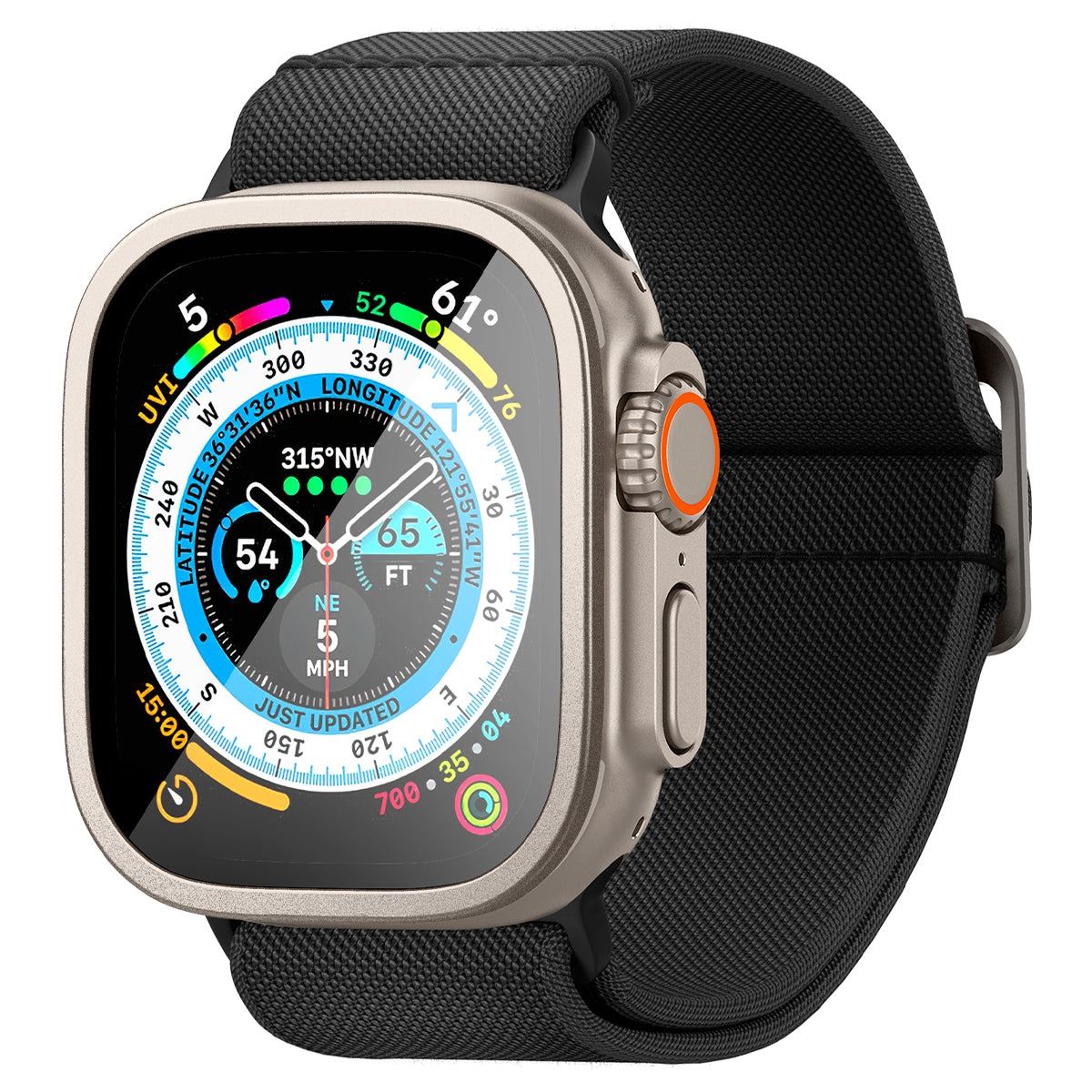 Spigen Glass tR Slim Pro 1 Pack, titanium - Apple Watch Ultra 2/Ultra 49mm (3)