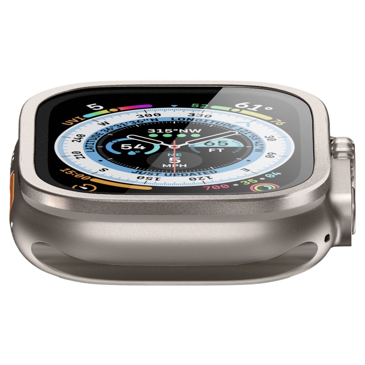 Spigen Glass tR Slim Pro 1 Pack, titanium - Apple Watch Ultra 2/Ultra 49mm (6)