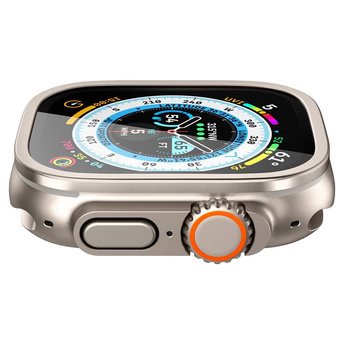 Spigen Glass tR Slim Pro 1 Pack, titanium - Apple Watch Ultra 2/Ultra 49mm (7)