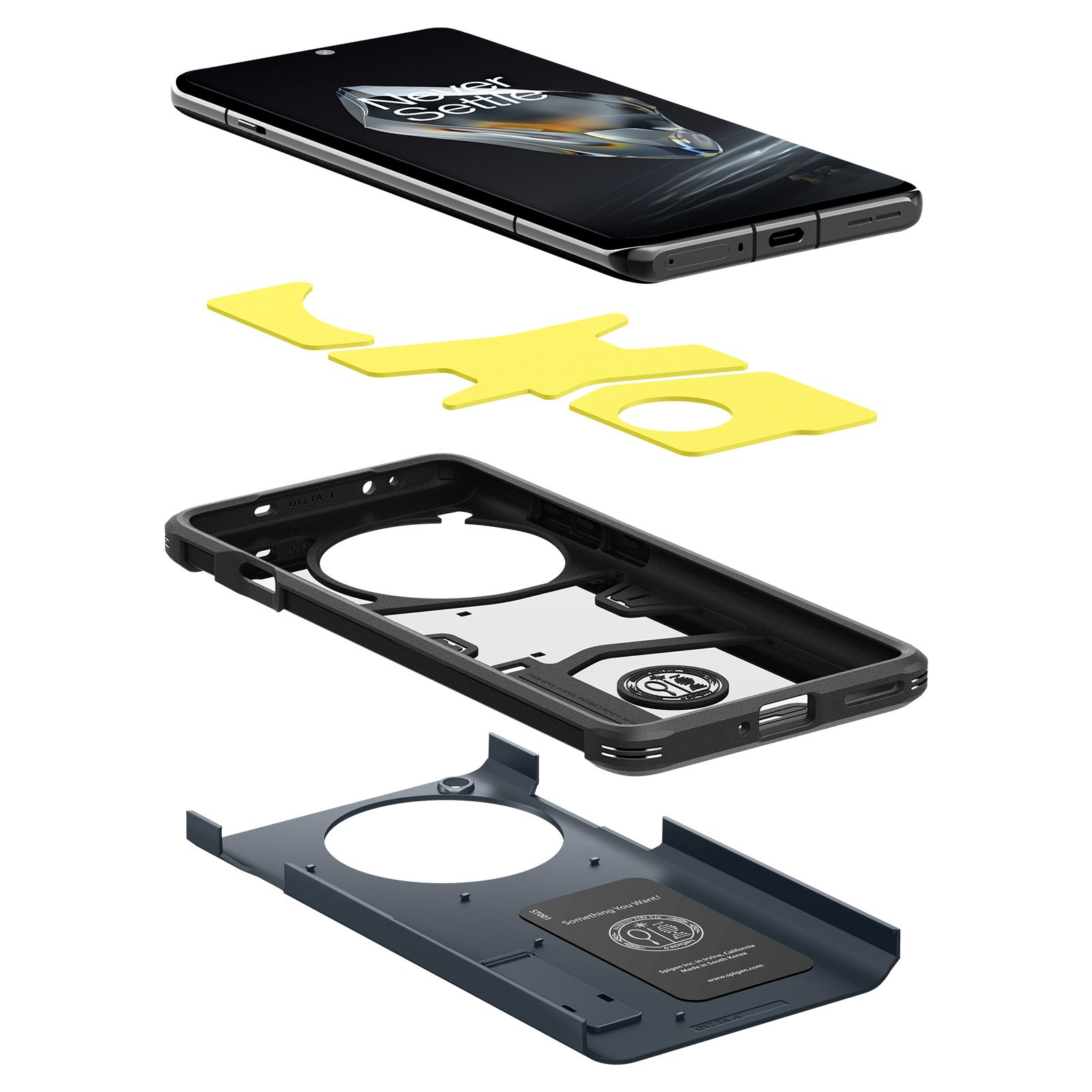 Spigen Tough Armor, metal slate - OnePlus 12 (7)