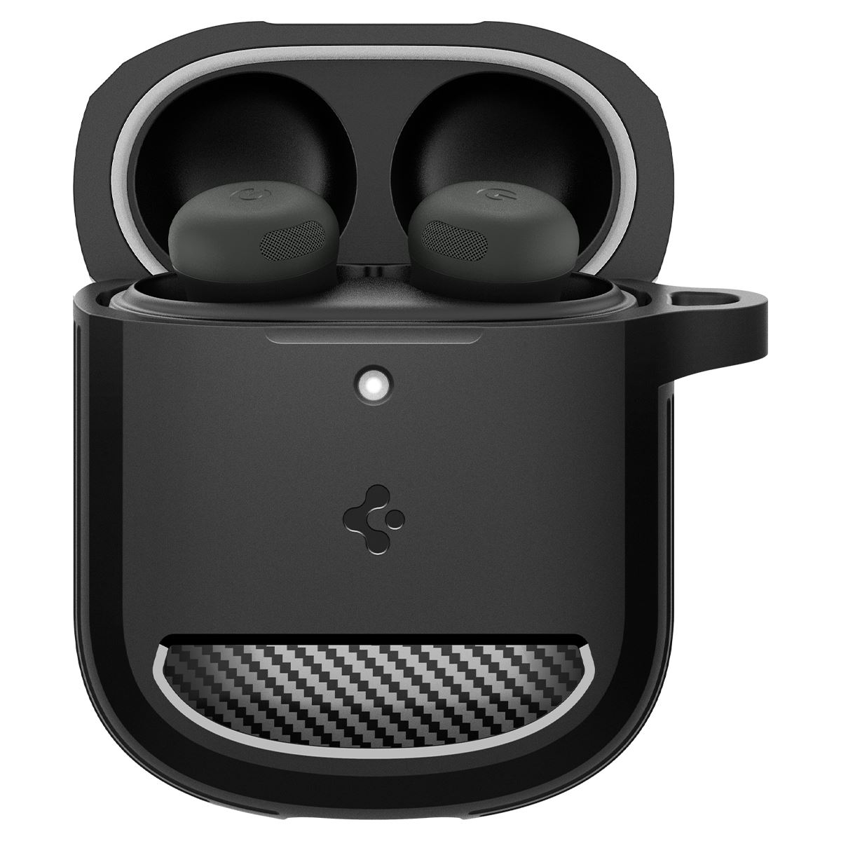 Spigen Rugged Armor, matte black - Google Pixel Buds Pro 2/Pro (2)