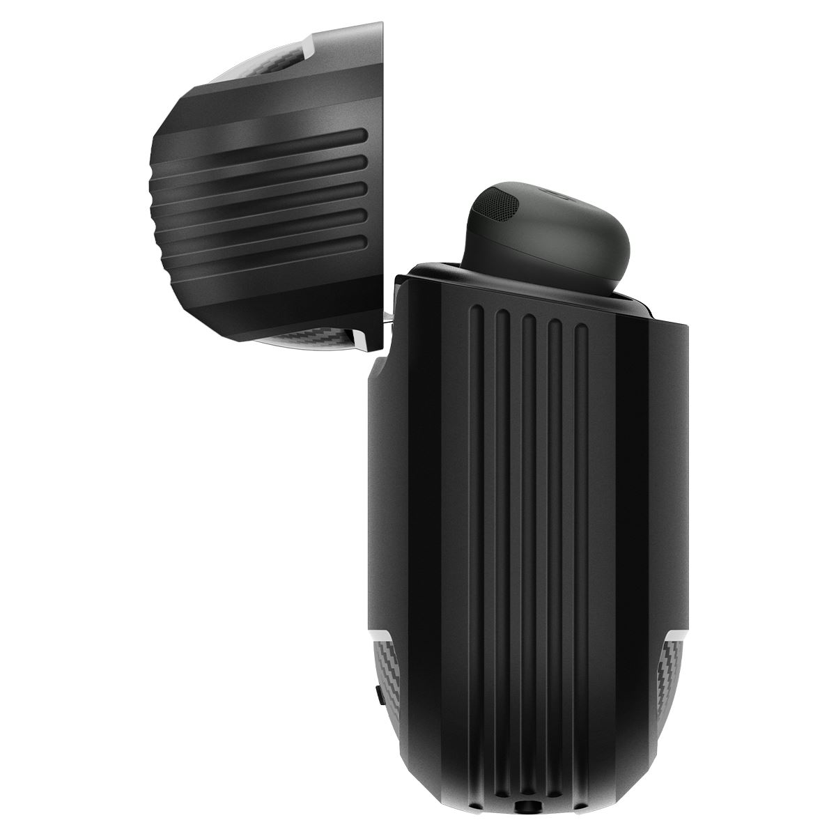Spigen Rugged Armor, matte black - Google Pixel Buds Pro 2/Pro (5)