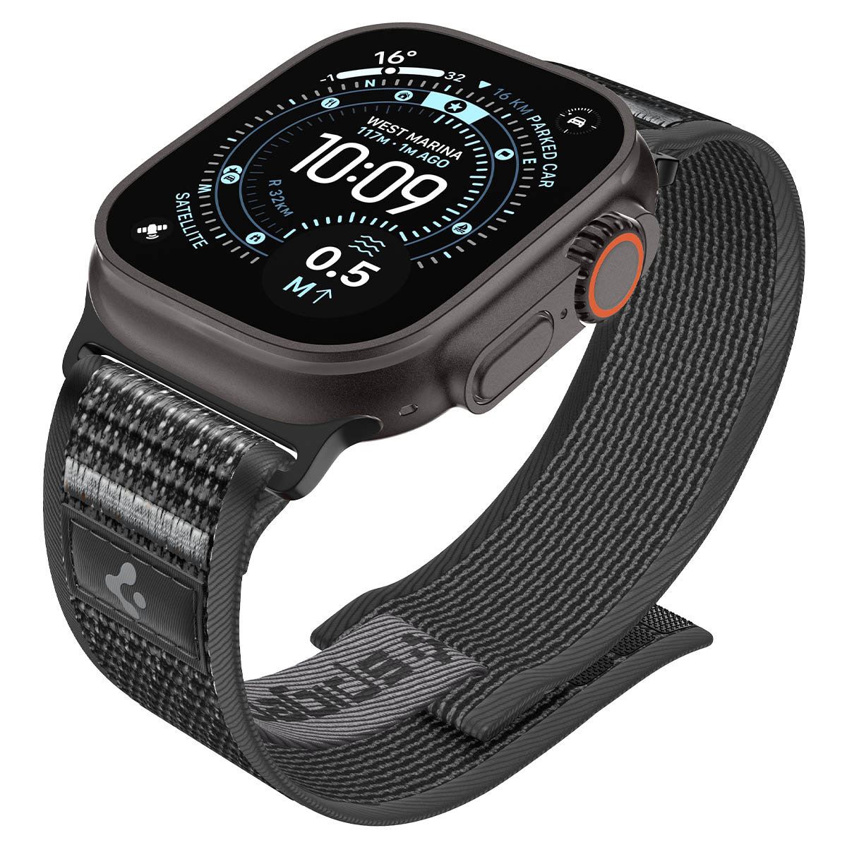 Spigen Athlex Air 2 Active Band, black gray - Apple Watch 49mm/46mm/45mm/44mm (11)