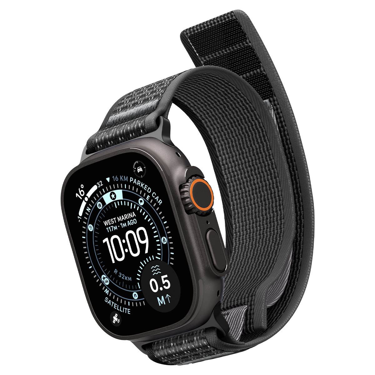 Spigen Athlex Air 2 Active Band, black gray - Apple Watch 49mm/46mm/45mm/44mm (3)