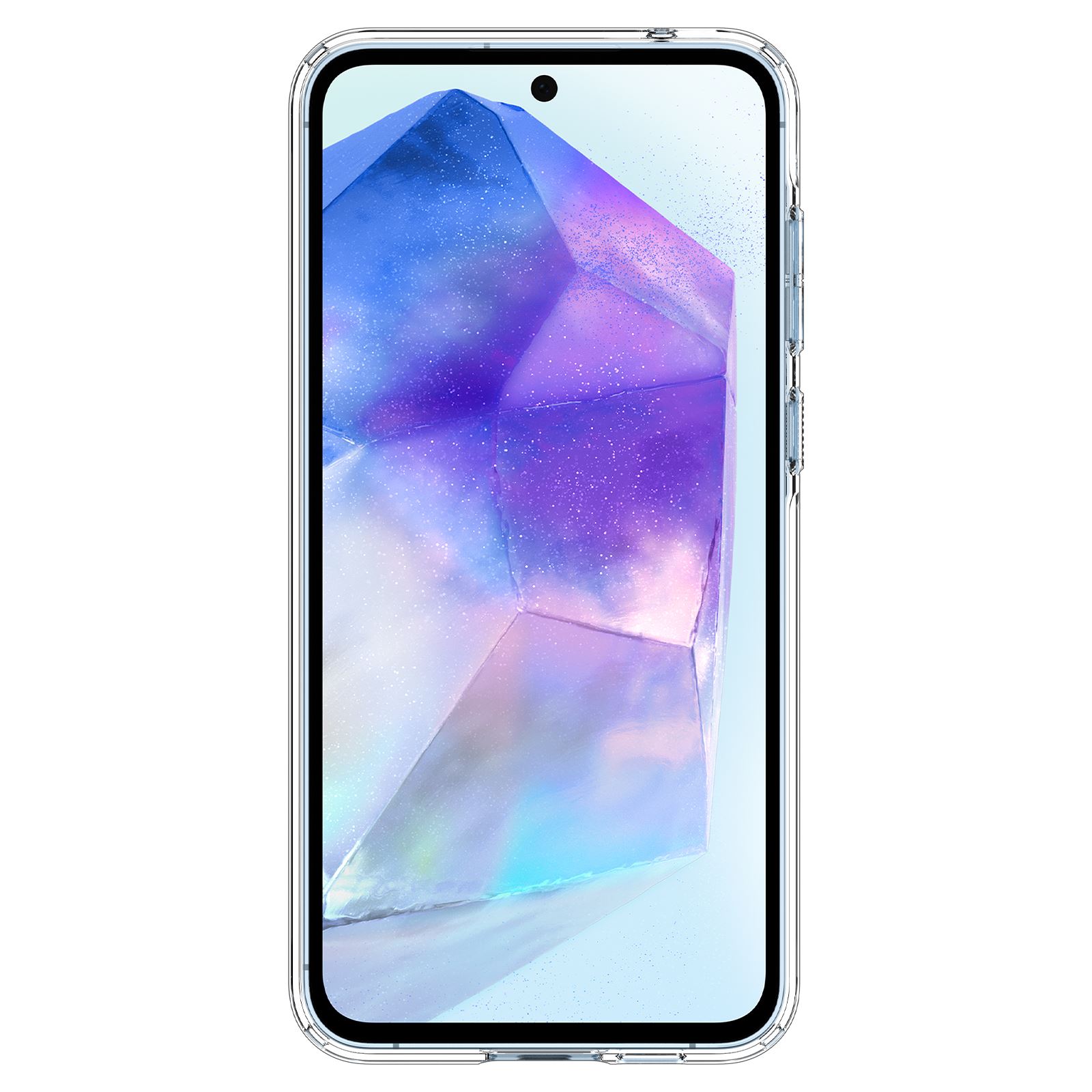 Spigen Ultra Hybrid, crystal clear - Samsung Galaxy A55 (2)