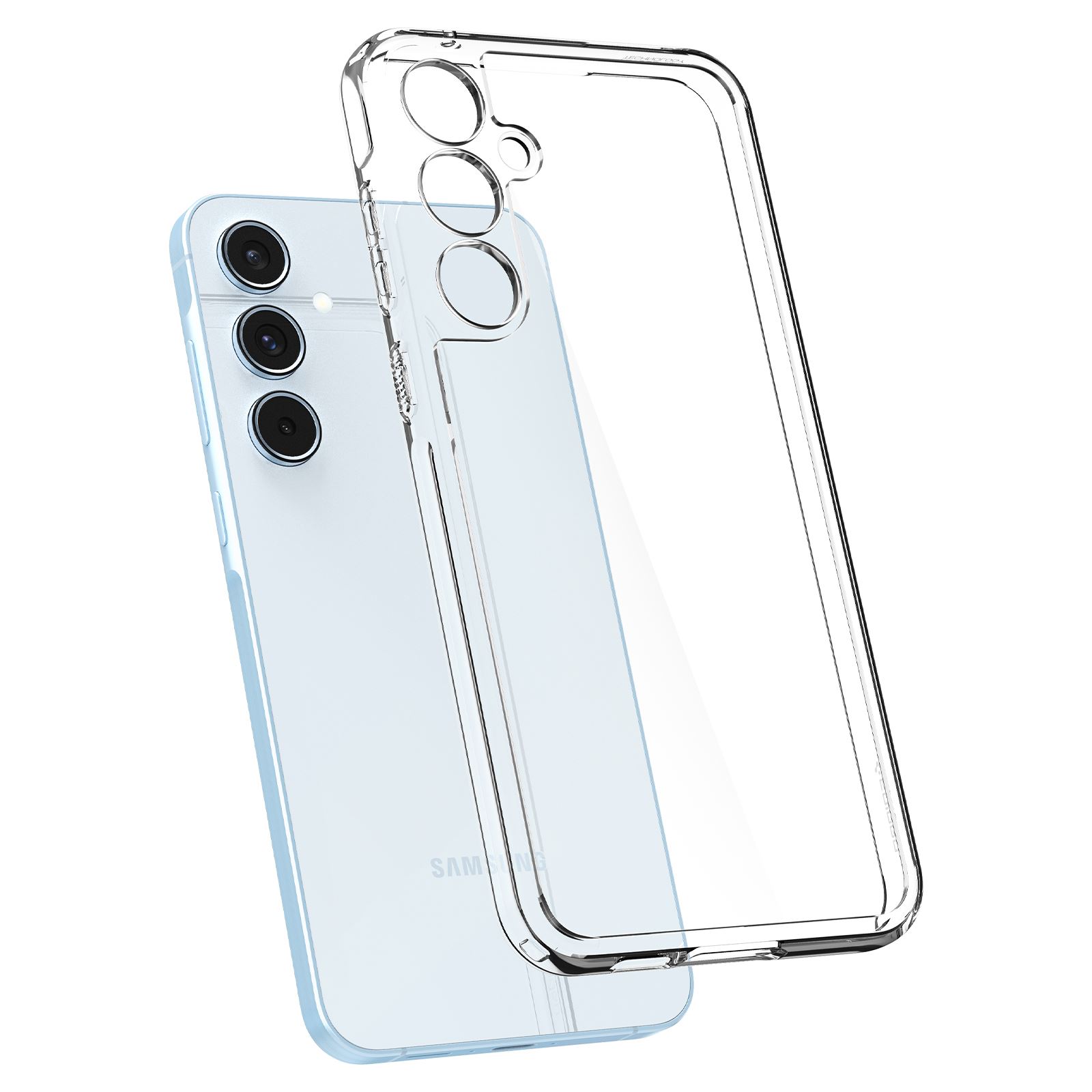 Spigen Ultra Hybrid, crystal clear - Samsung Galaxy A55 (6)