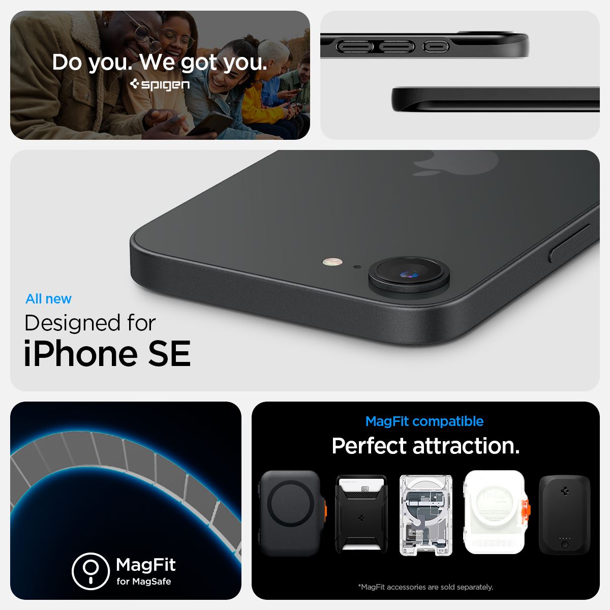 Spigen Thin Fit MagSafe, black - iPhone 16e (12)