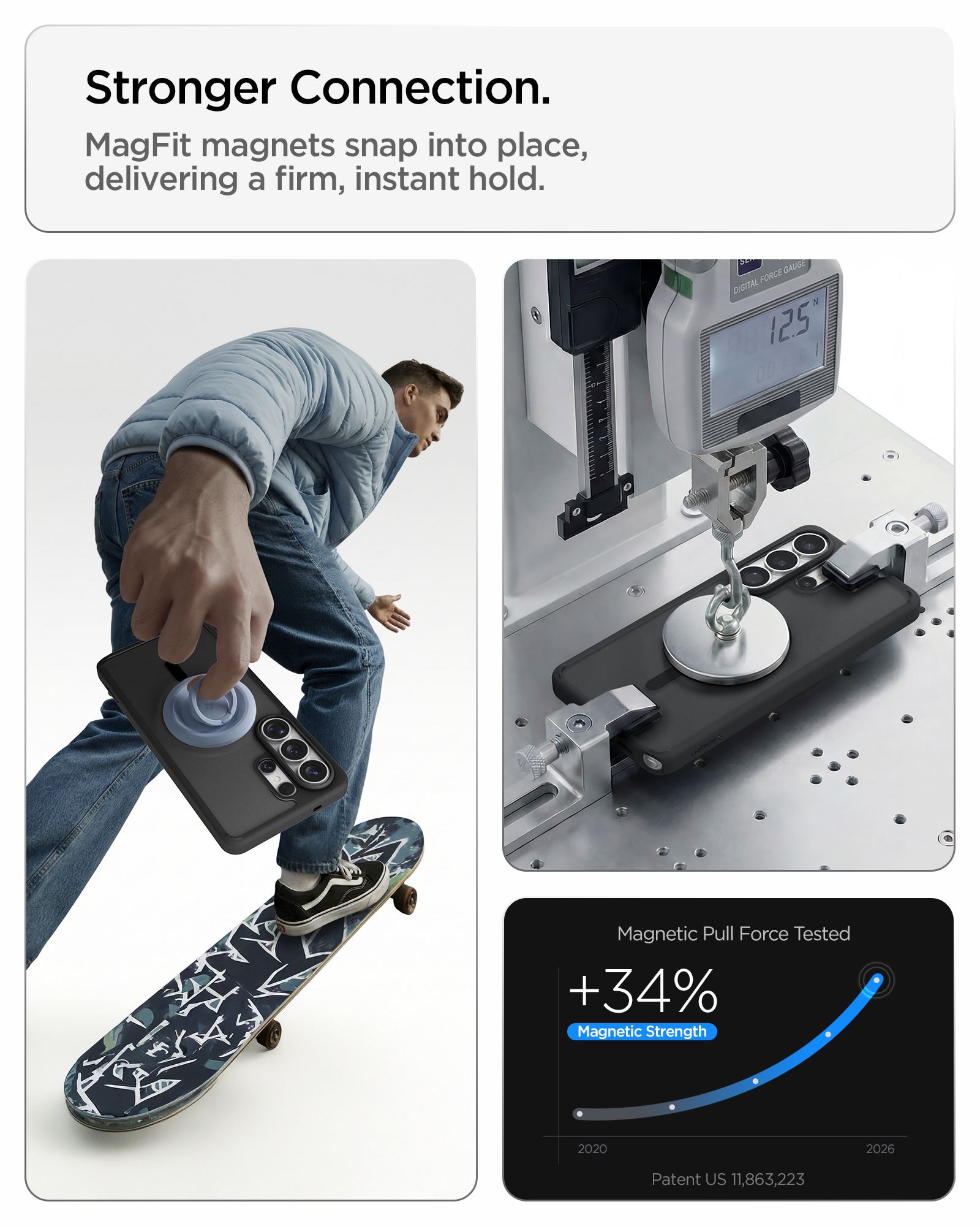 Spigen Ultra Hybrid MagSafe, frost black - Samsung Galaxy S26 Ultra (17)