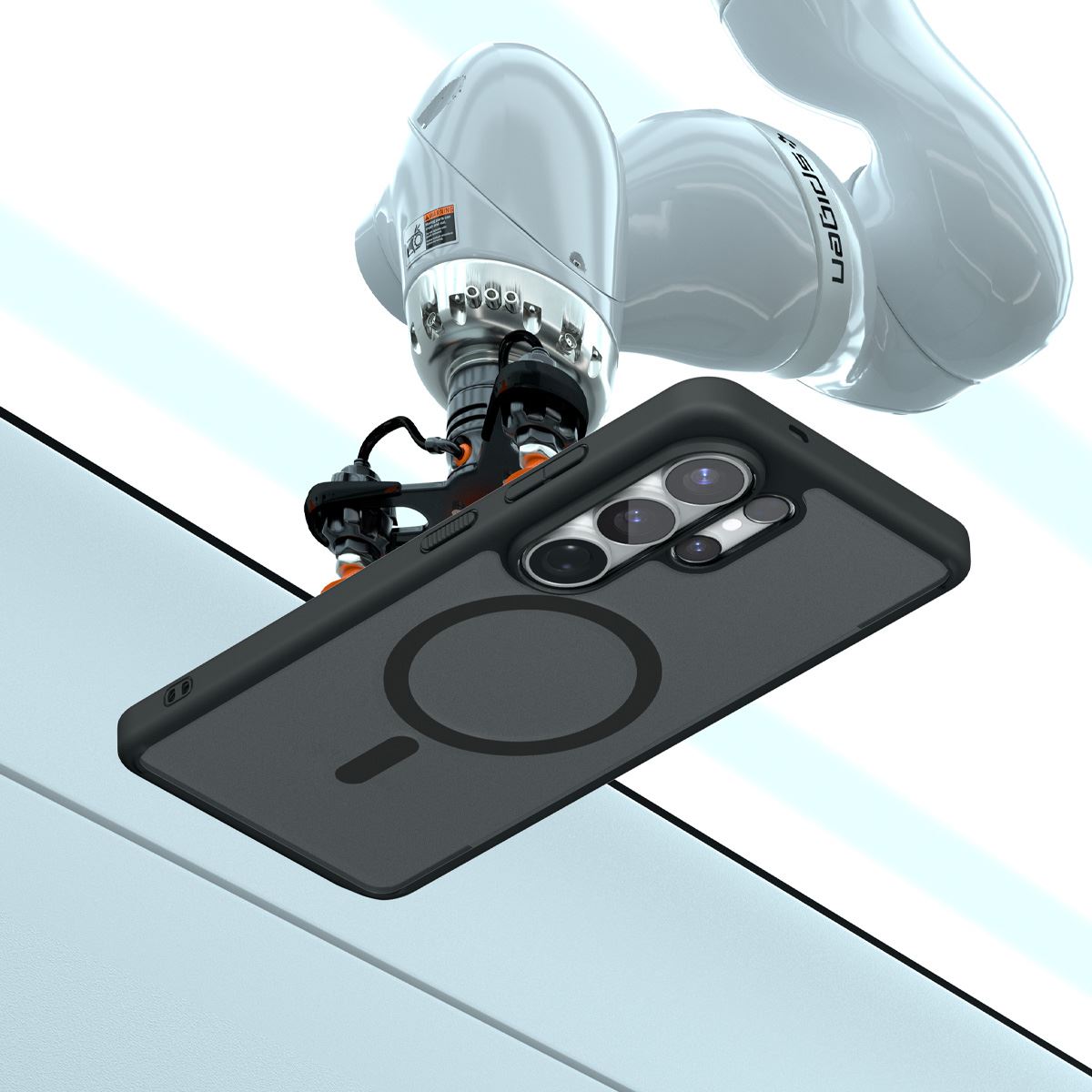 Spigen Ultra Hybrid MagSafe, frost black - Samsung Galaxy S26 Ultra (8)