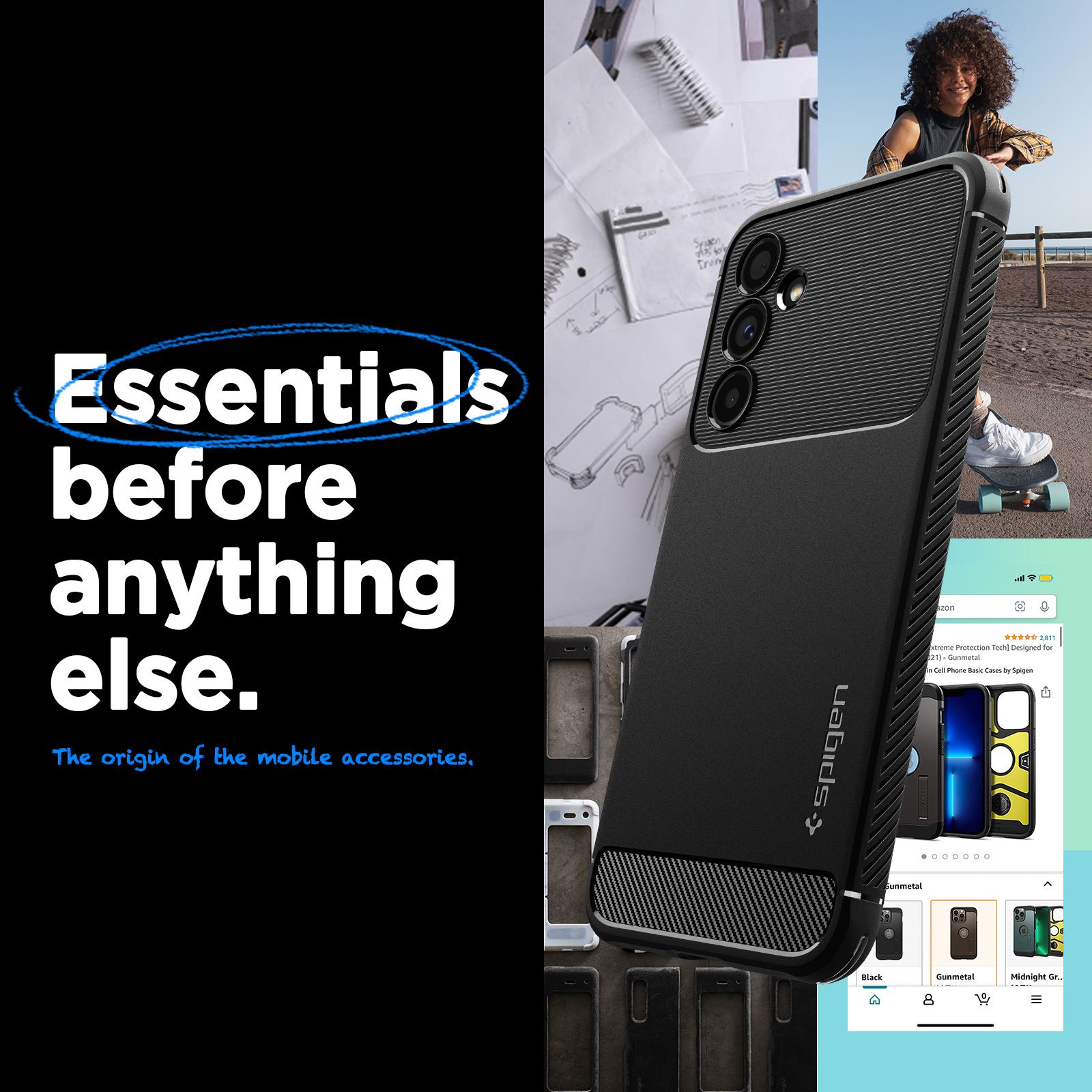 Spigen Rugged Armor, black - Samsung Galaxy A54 5G (12)