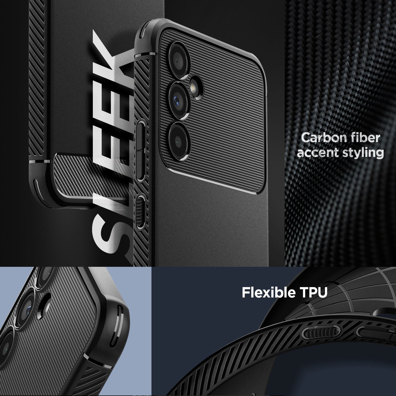 Spigen Rugged Armor, black - Samsung Galaxy A54 5G (13)