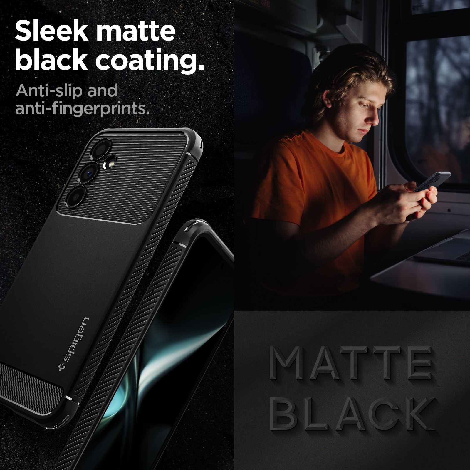 Spigen Rugged Armor, black - Samsung Galaxy A54 5G (14)