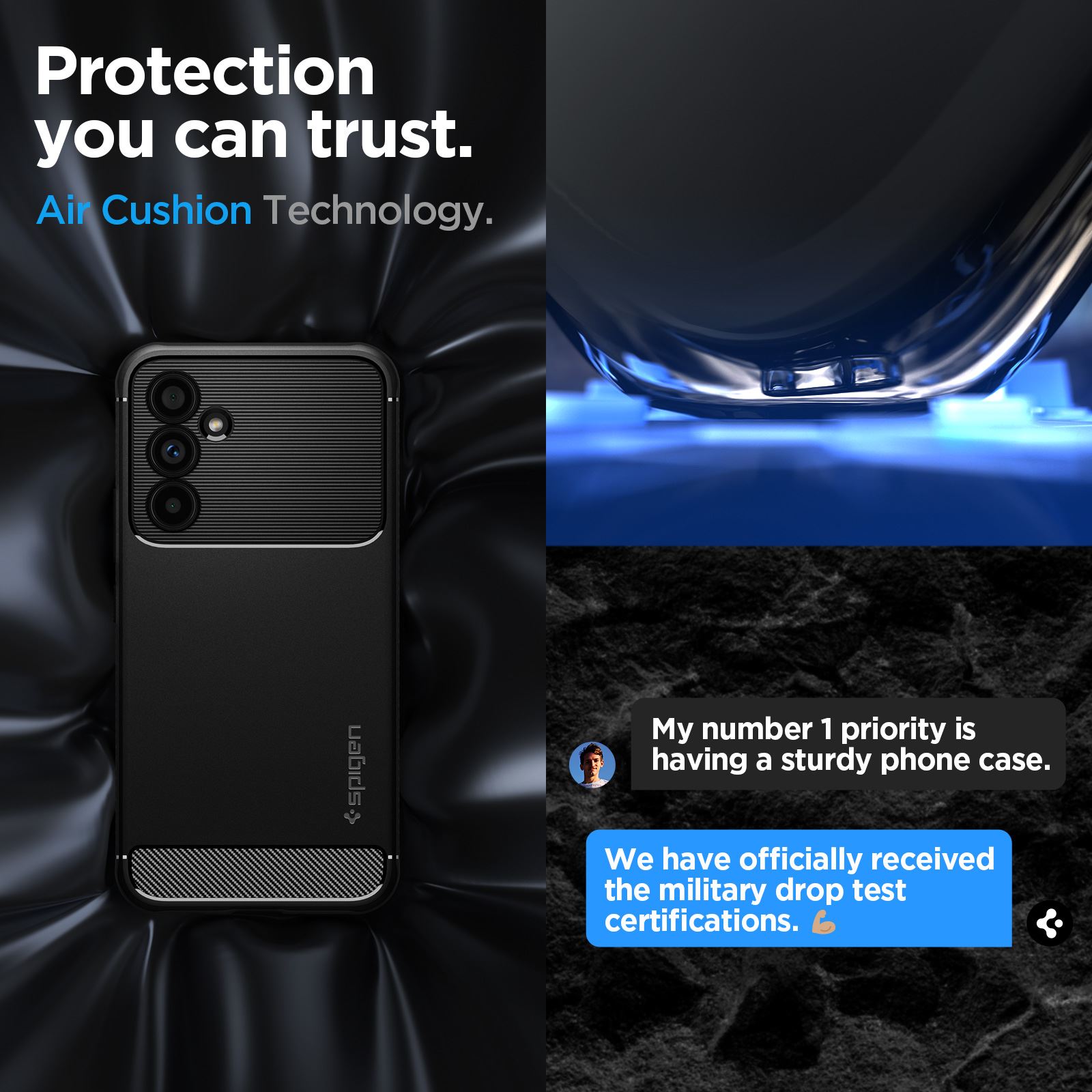 Spigen Rugged Armor, black - Samsung Galaxy A54 5G (15)