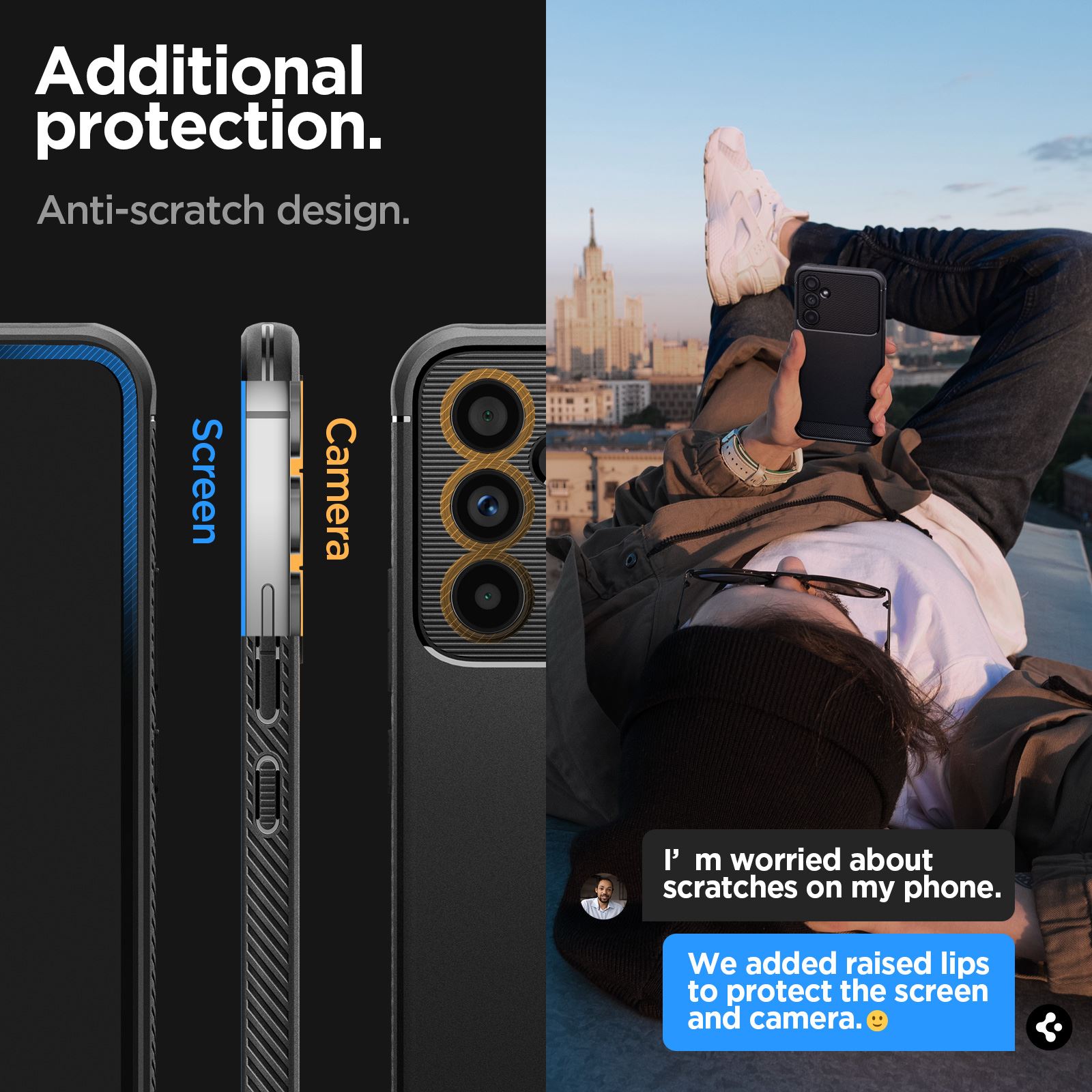 Spigen Rugged Armor, black - Samsung Galaxy A54 5G (16)