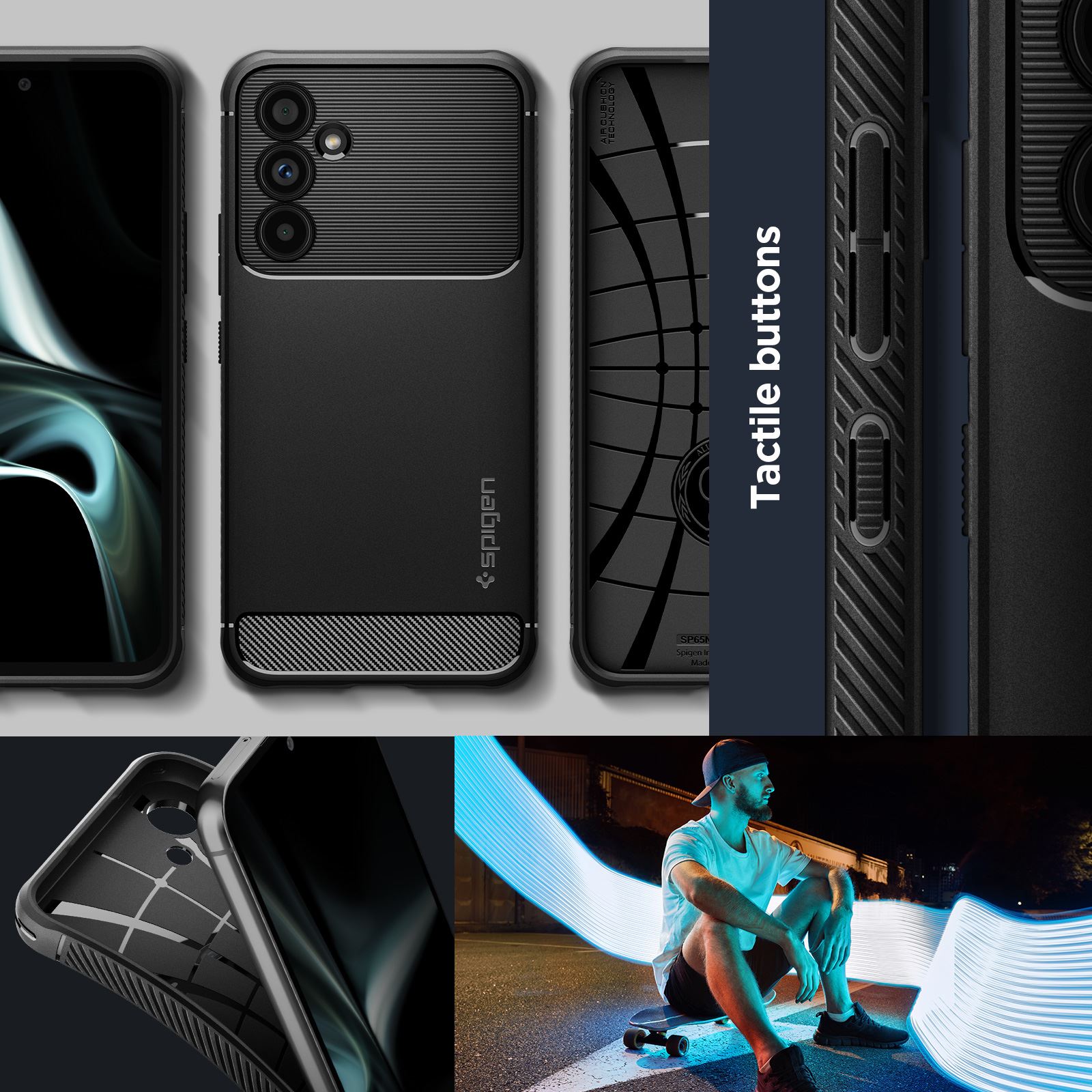 Spigen Rugged Armor, black - Samsung Galaxy A54 5G (17)