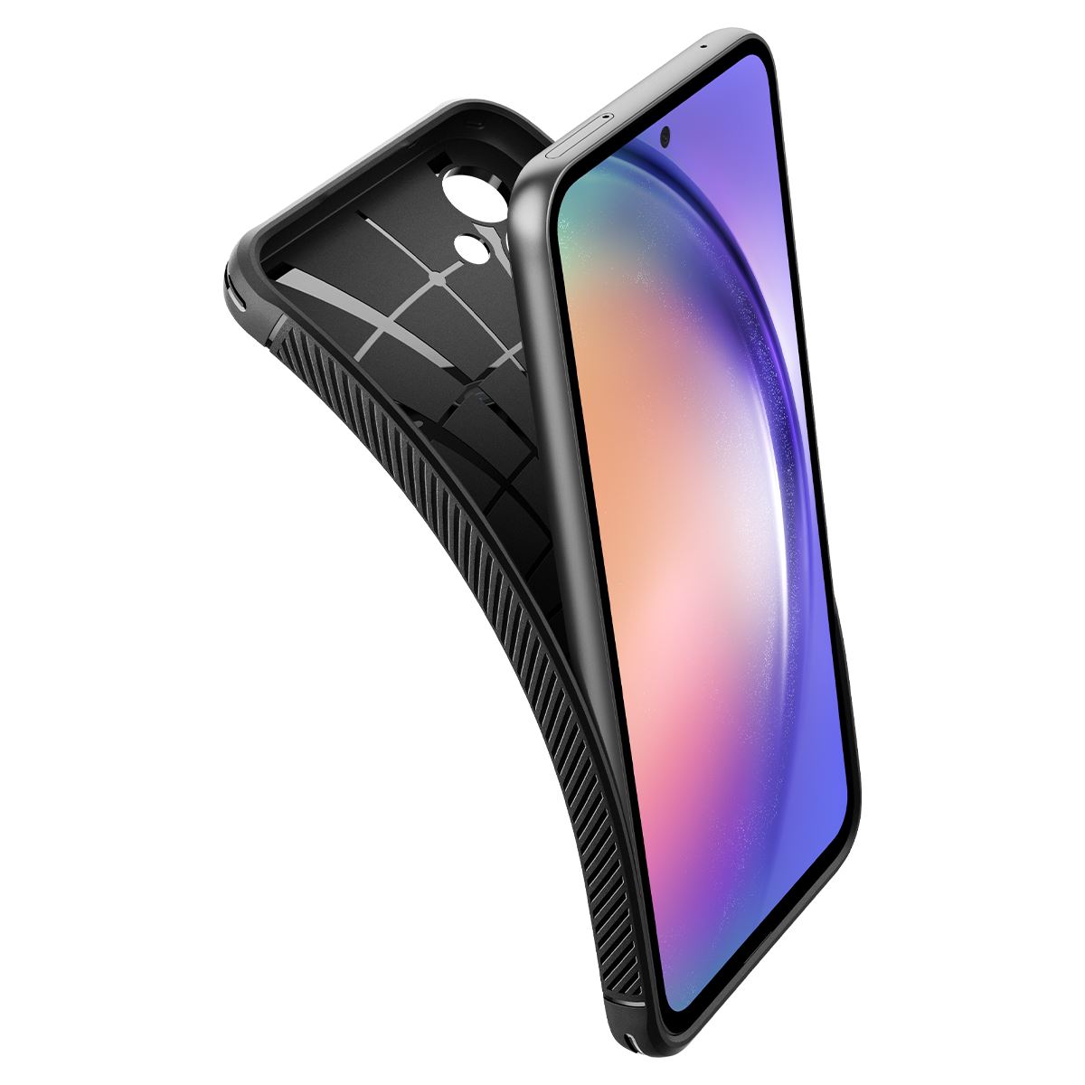 Spigen Rugged Armor, black - Samsung Galaxy A54 5G (8)
