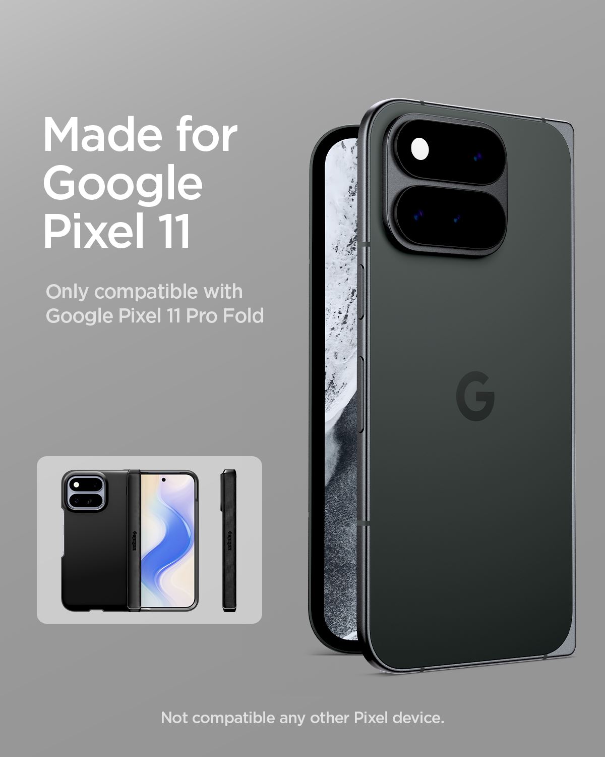 Spigen Slim Armor Pro MagSafe, black - Google Pixel 11 Pro Fold (12)