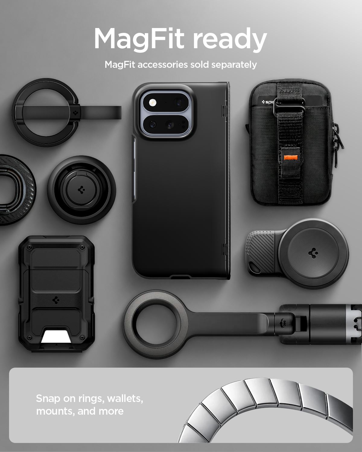 Spigen Slim Armor Pro MagSafe, black - Google Pixel 11 Pro Fold (17)