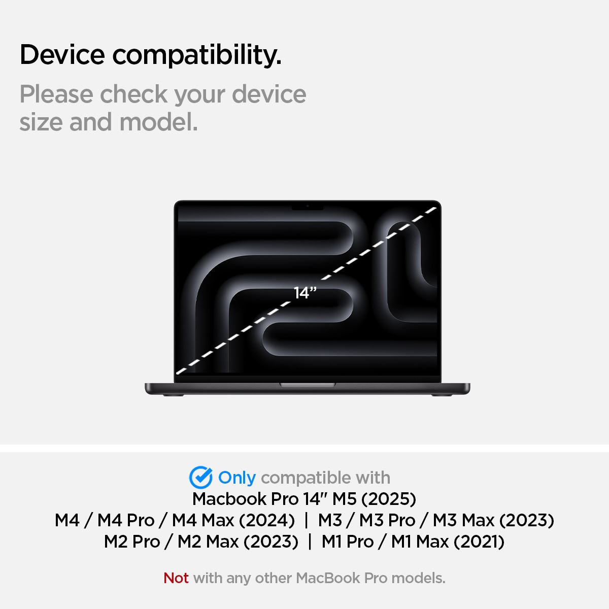 Spigen Urban Fit, heather gray - MacBook Pro 14" M5 2025/M4 2024/M3 2023/M2 2023/M1 2021 (12)