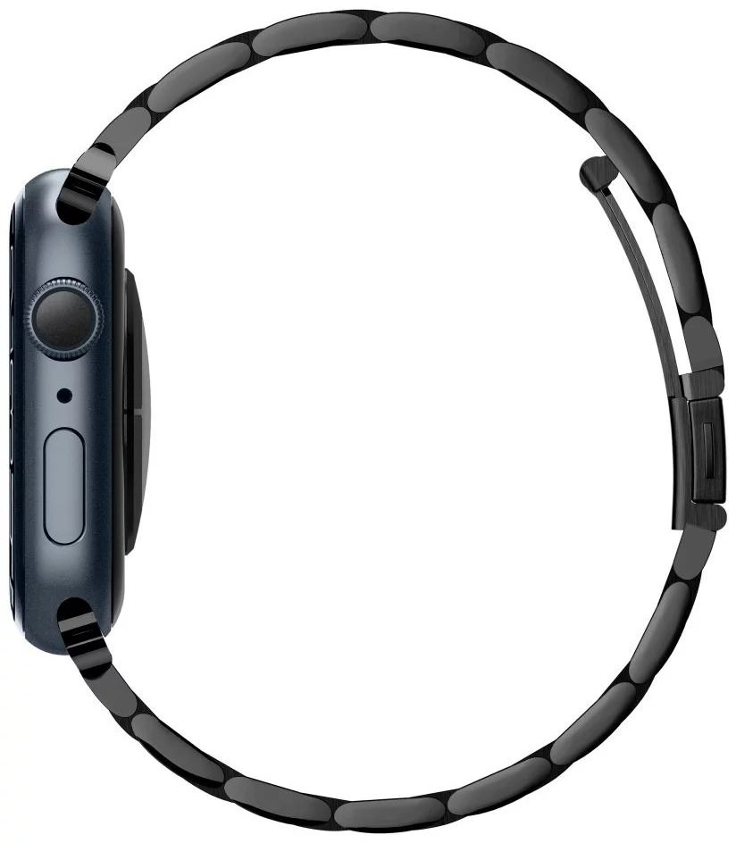 Spigen Modern Fit Watch Band, black - Apple Watch 42mm/41mm/40mm/38mm (4)