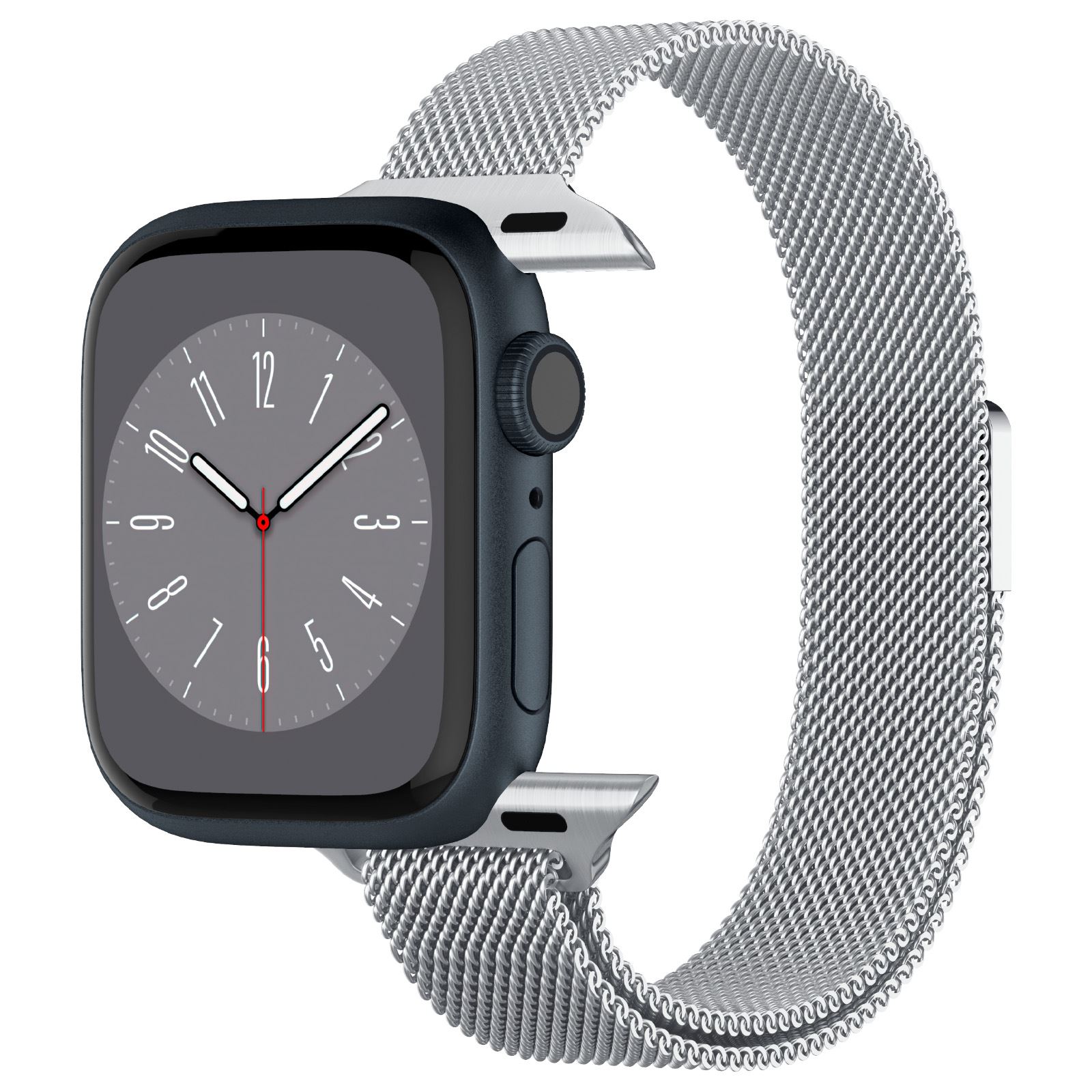 Spigen Metal Fit, silver - Apple Watch 42mm/41mm/40mm/38mm (2)