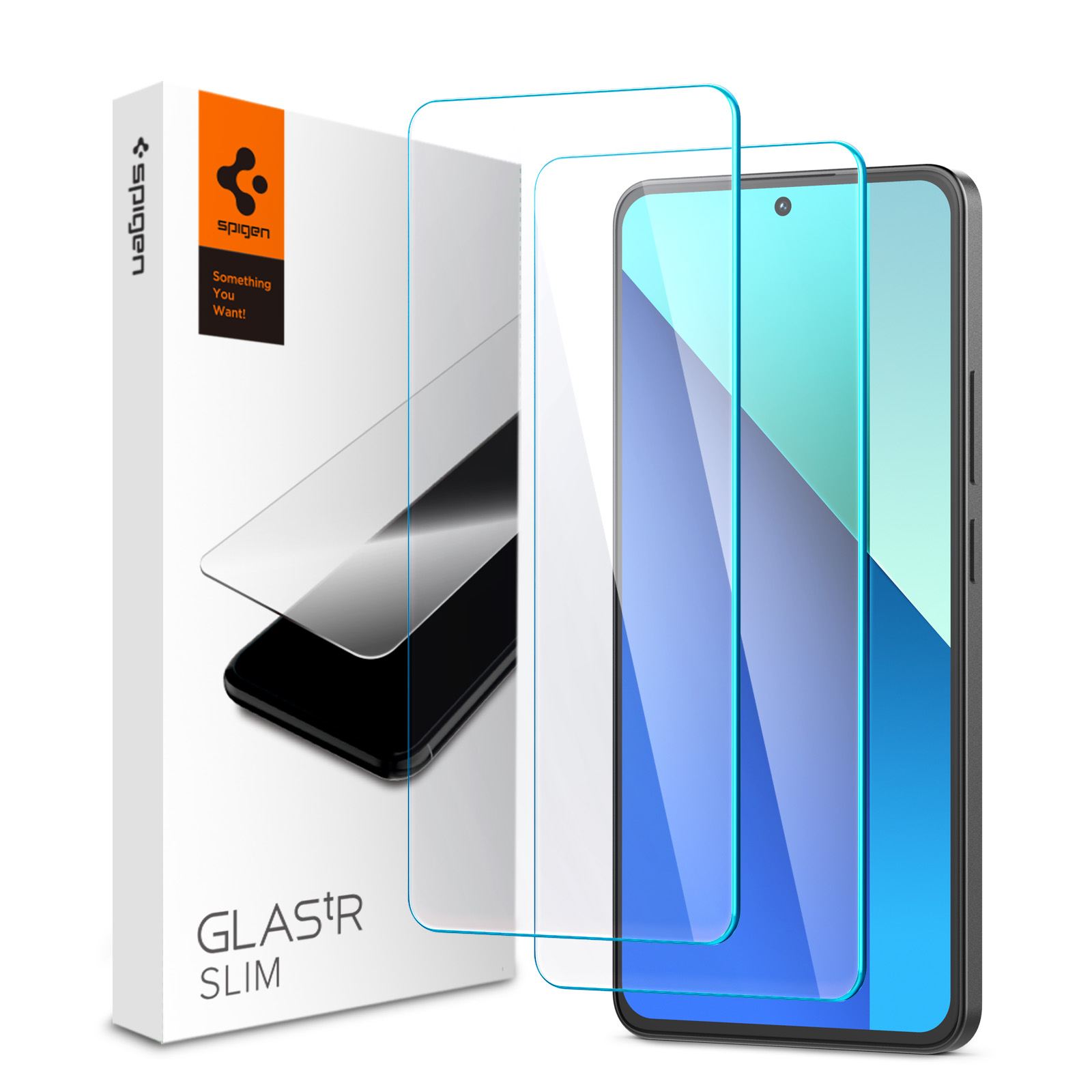 Spigen Glass tR Slim 2 Pack - Xiaomi Redmi Note 13 (1)