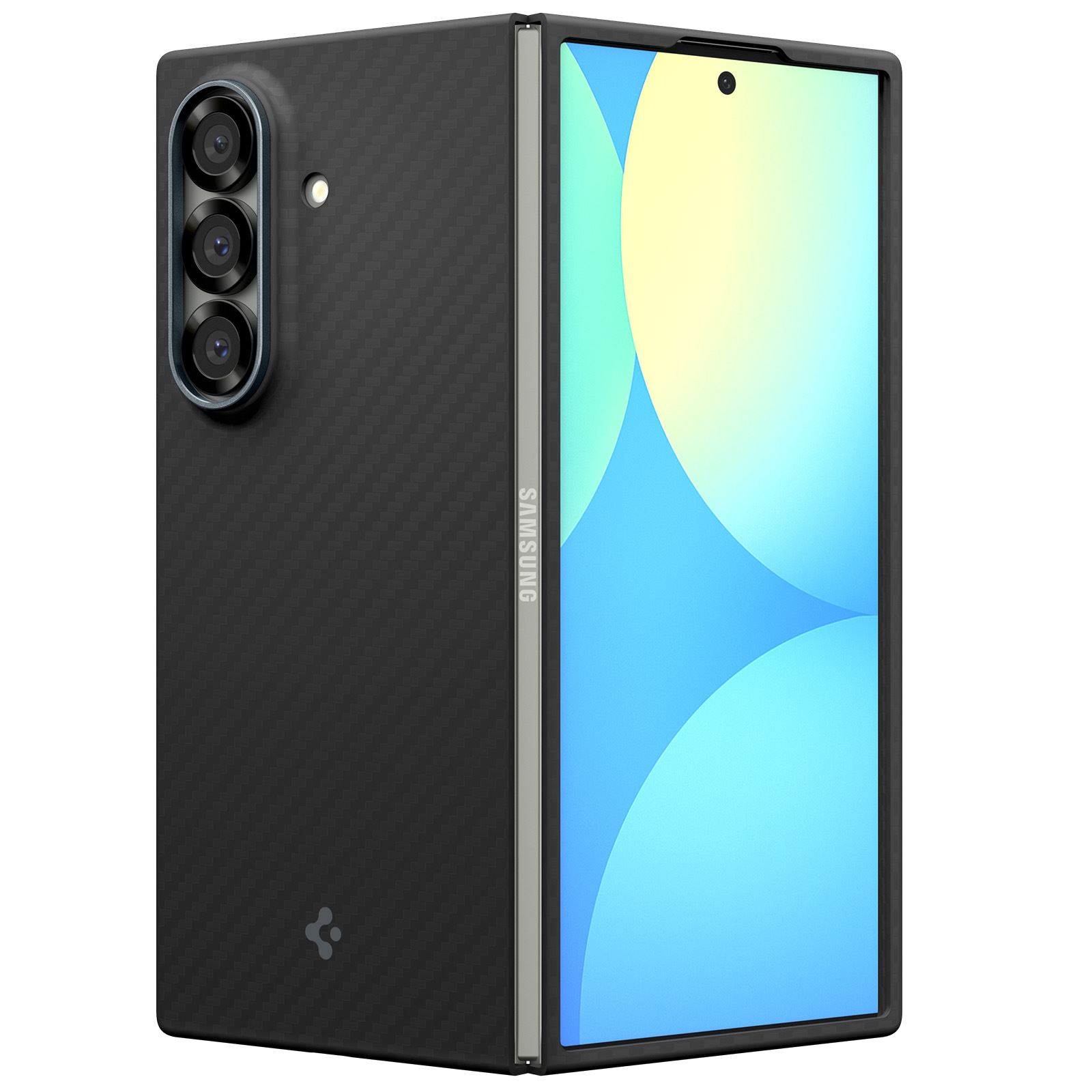 Spigen Air Skin, aramid black - Samsung Galaxy Z Fold7 (4)