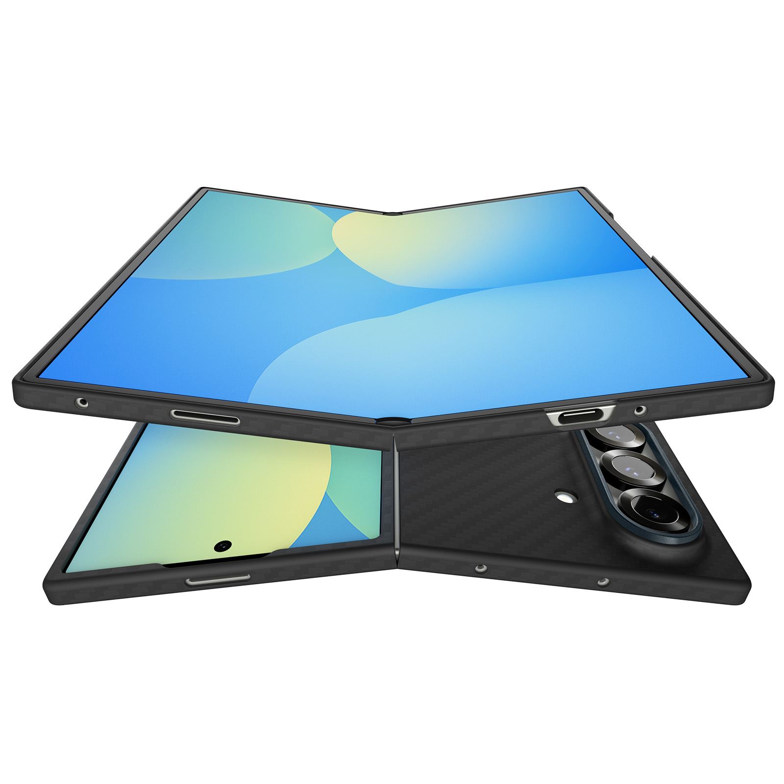 Spigen Air Skin, aramid black - Samsung Galaxy Z Fold7 (6)