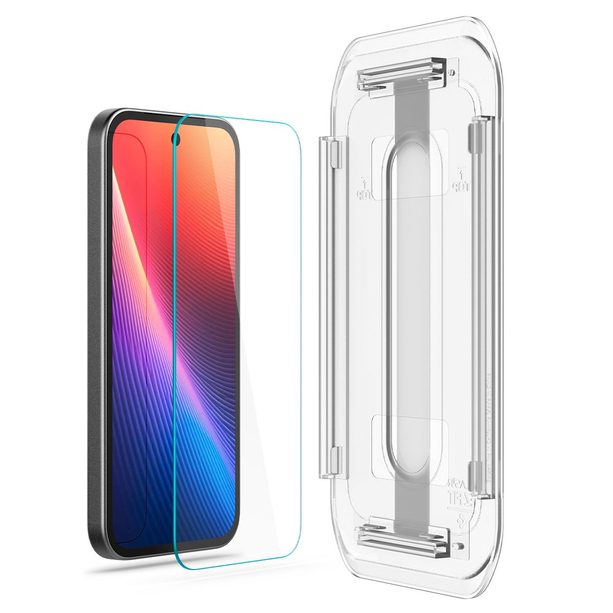 Spigen Glass tR EZ Fit 2 Pack, transparency - Google Pixel 9a (3)