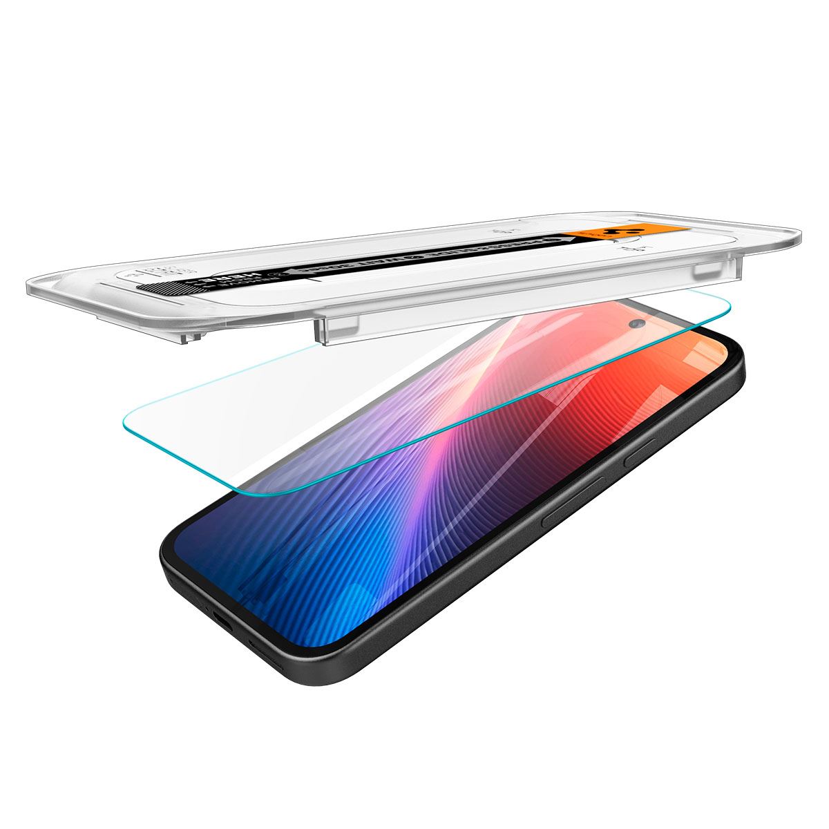 Spigen Glass tR EZ Fit 2 Pack, transparency - Google Pixel 9a (5)