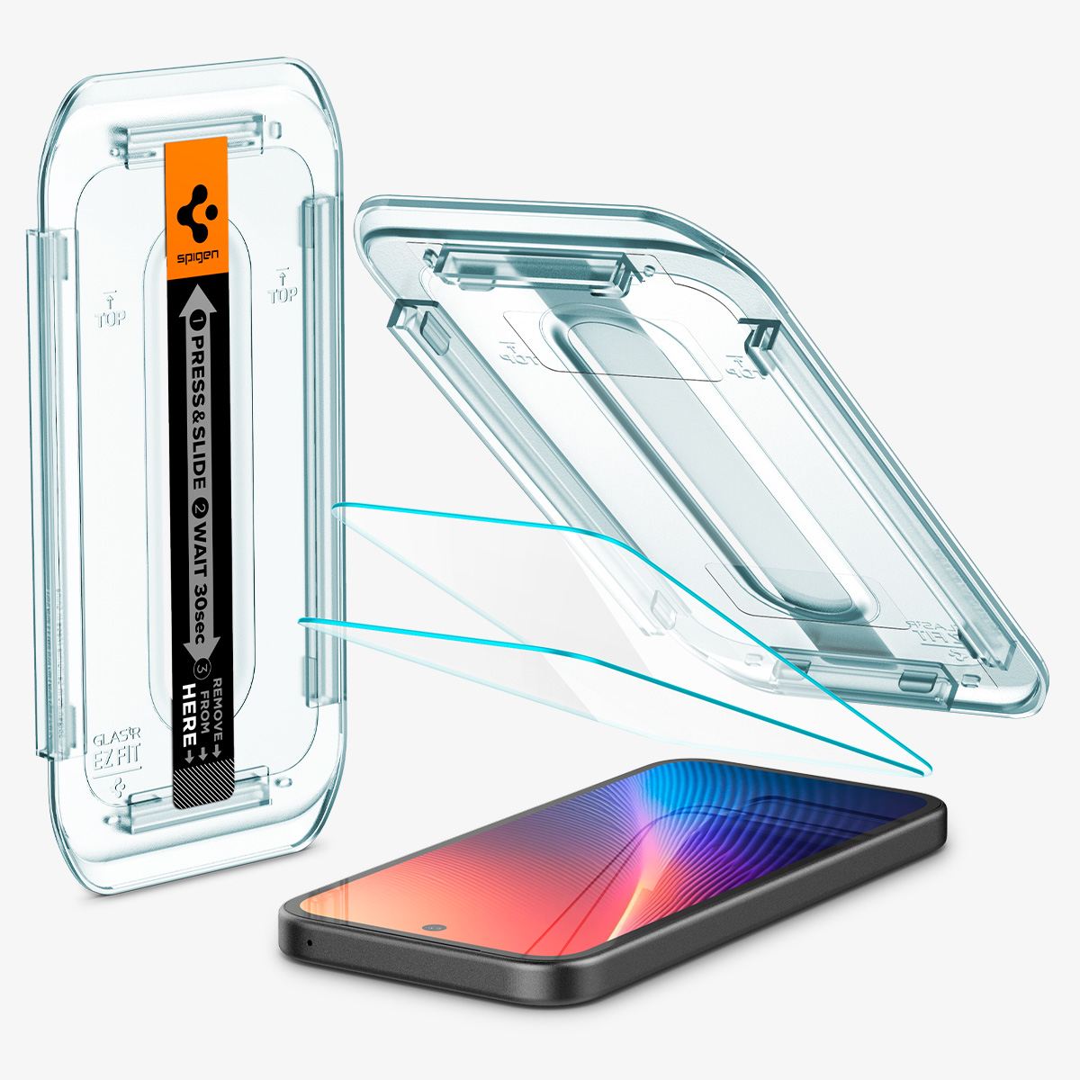 Spigen Glass tR EZ Fit 2 Pack, transparency - Google Pixel 9a