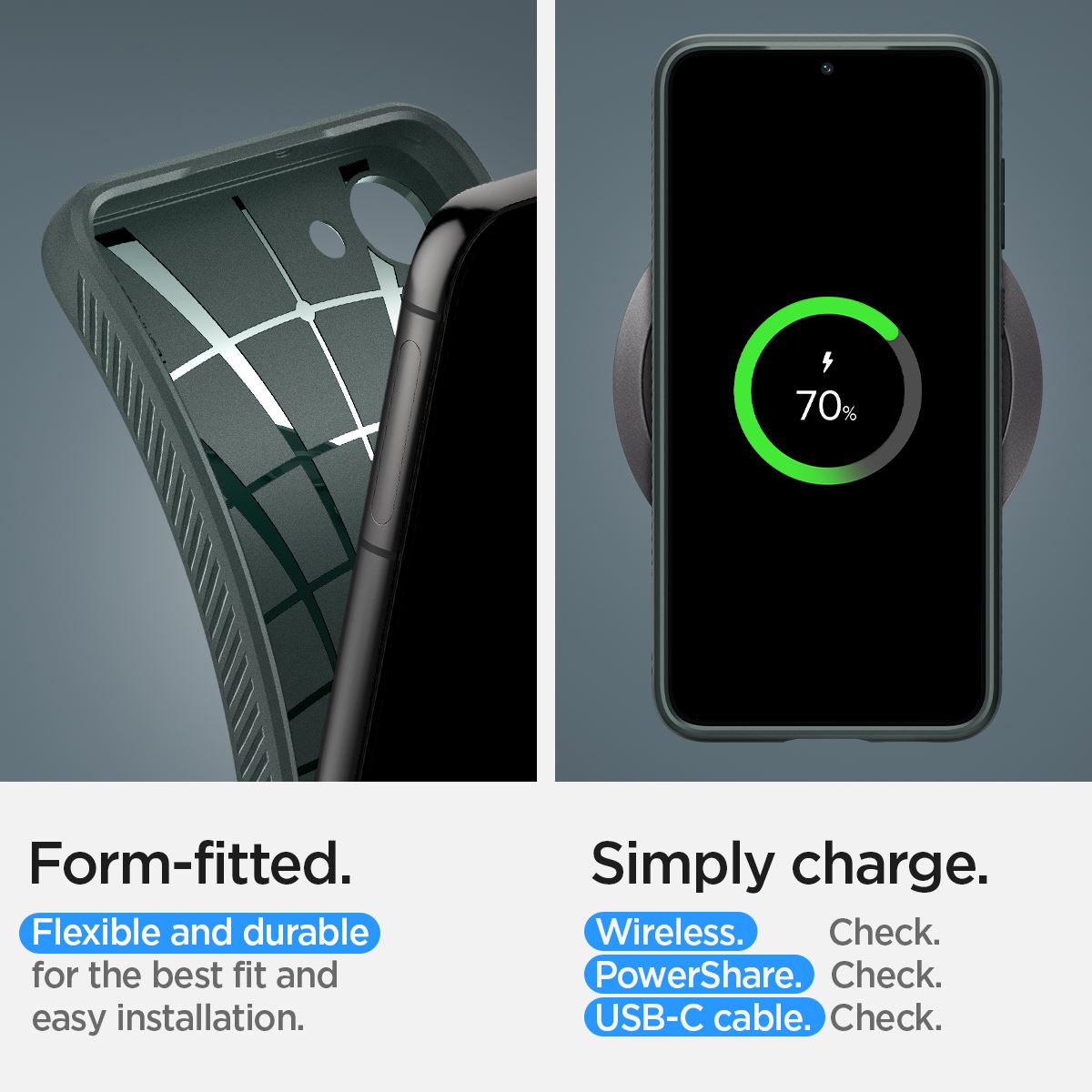 Spigen Liquid Air, green - Samsung Galaxy S23 (17)