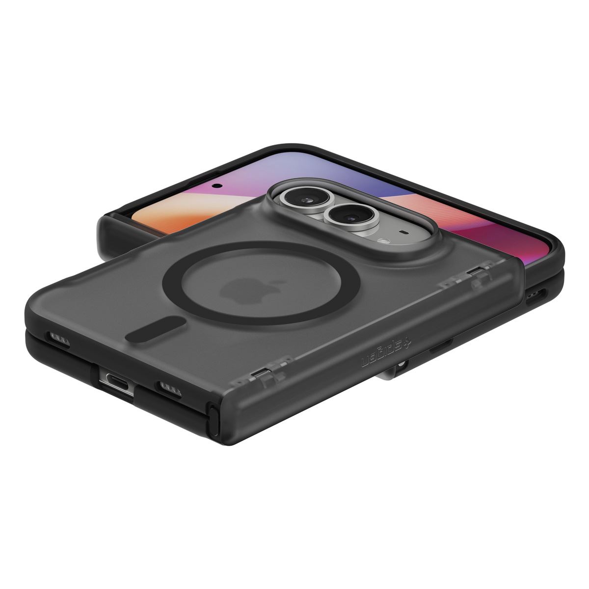 Spigen Ultra Hybrid Pro MagSafe, frost black - iPhone Duo (7)