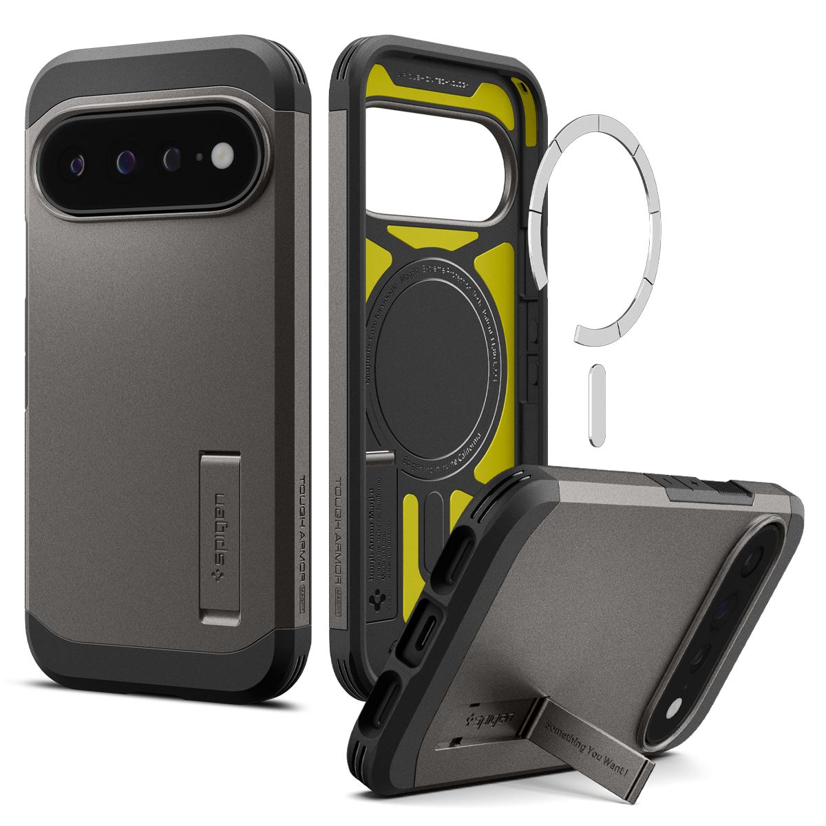 Spigen Tough Armor MagSafe, gunmetal - Google Pixel 11 Pro XL (2)