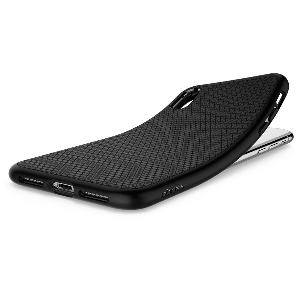 Spigen Liquid Air, black - iPhone XR (5)