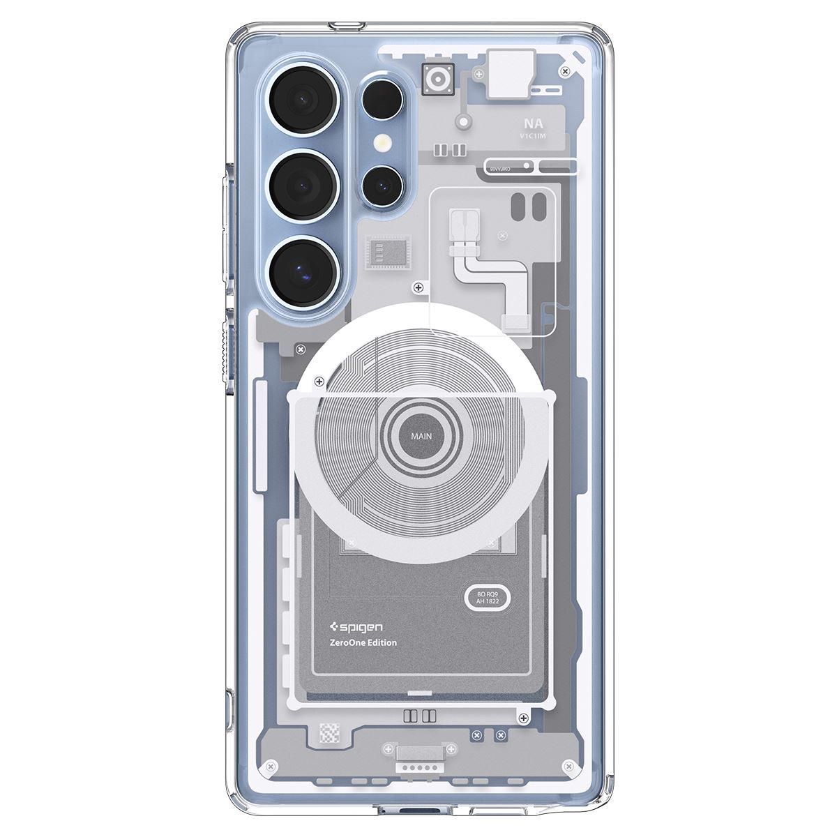 Spigen Ultra Hybrid MagSafe, zero one white - Samsung Galaxy S25 Ultra (2)