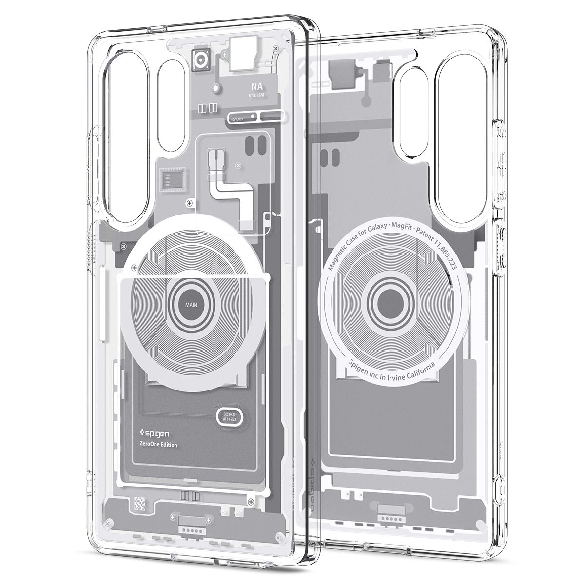 Spigen Ultra Hybrid MagSafe, zero one white - Samsung Galaxy S25 Ultra
