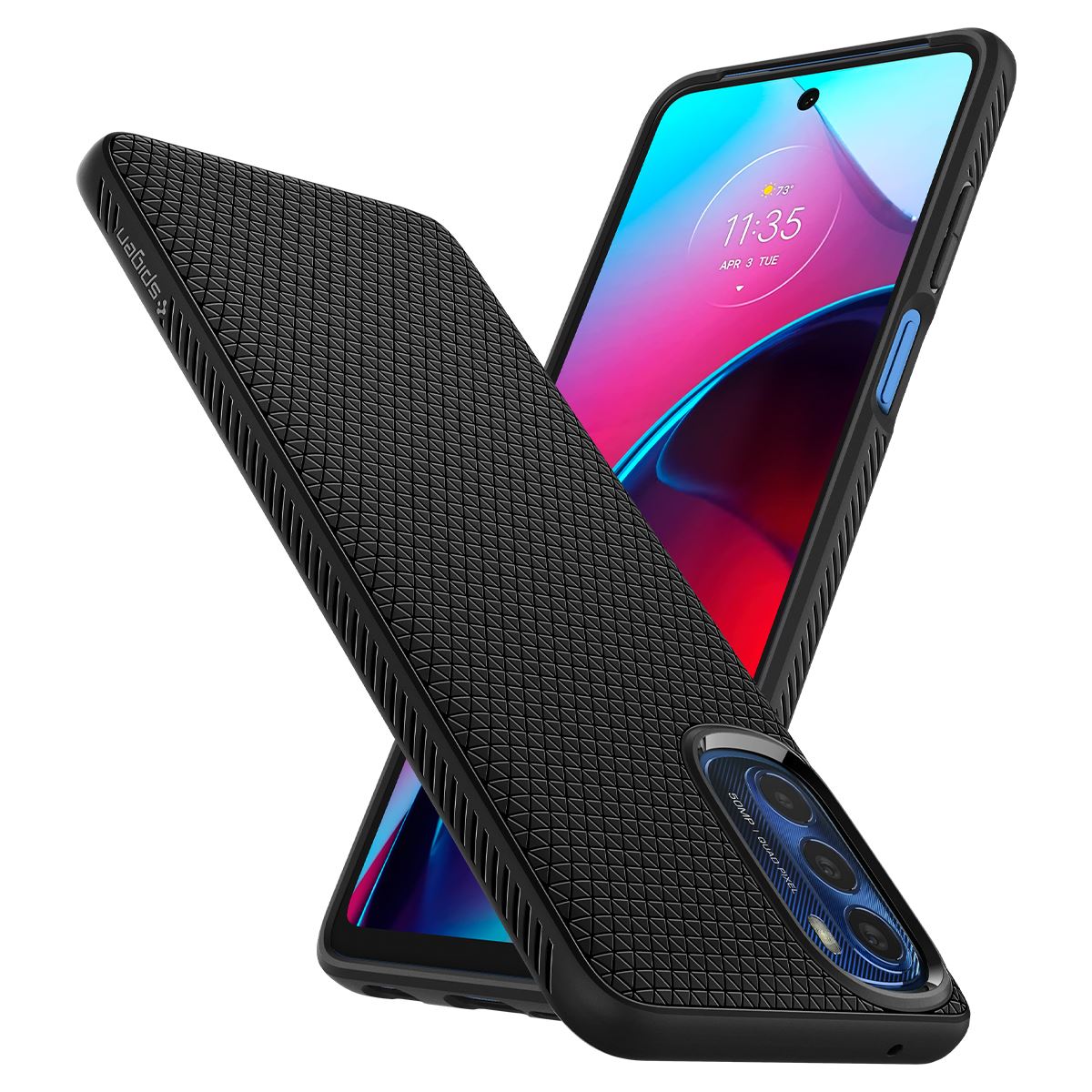 Spigen Liquid Air, black - Motorola Moto G Stylus 2022 (9)