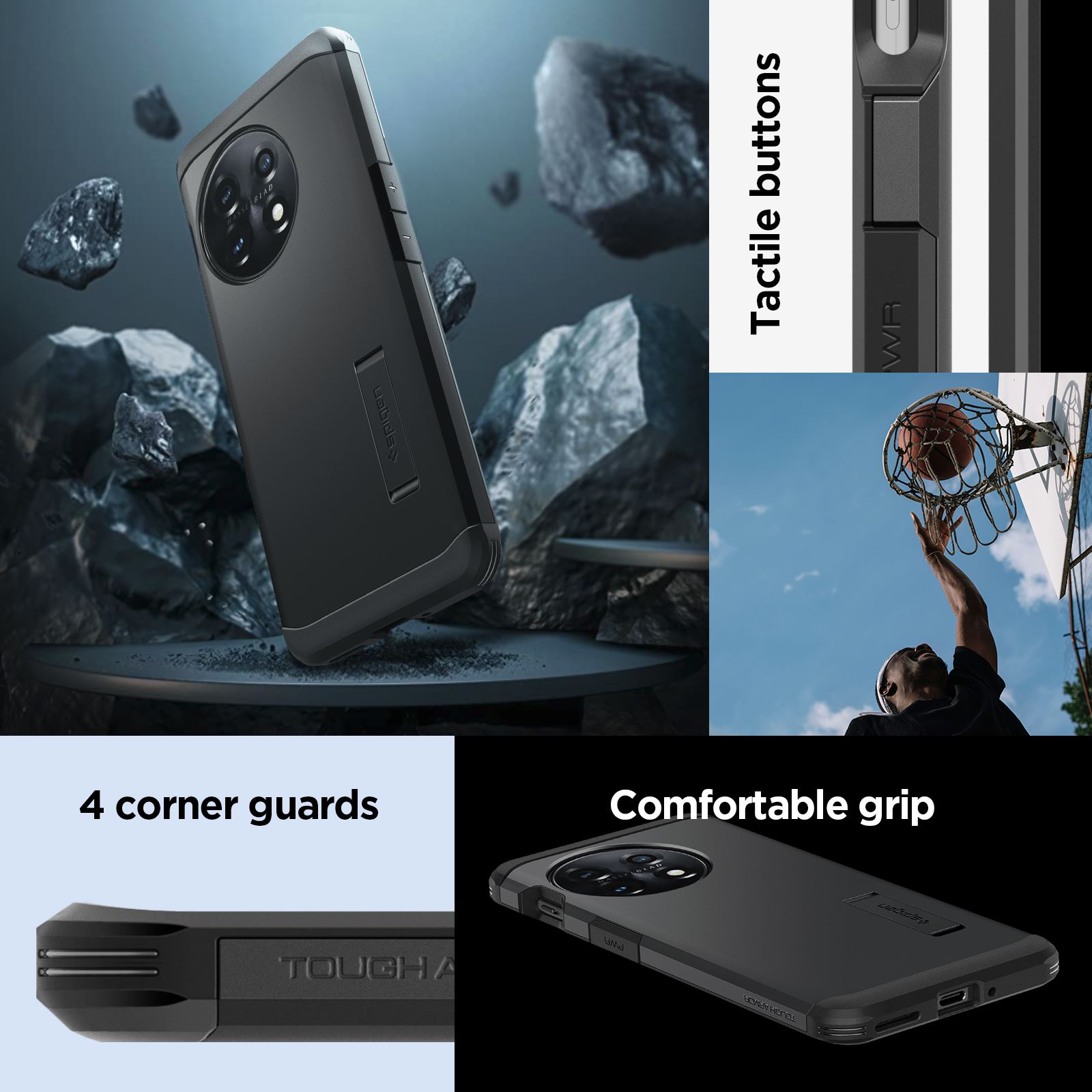 Spigen Tough Armor, black - OnePlus 11 (17)