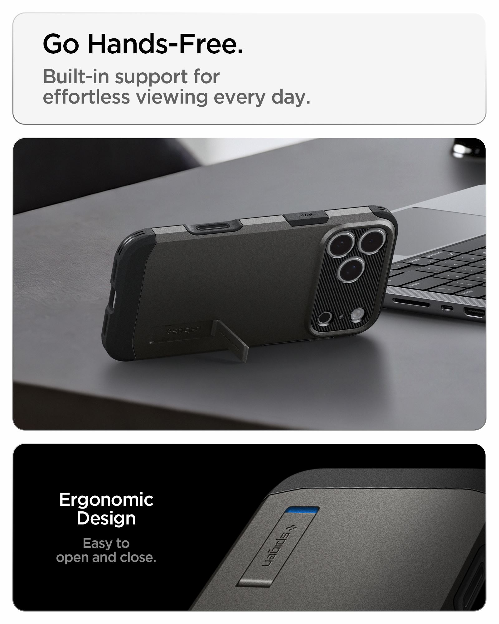 Spigen Tough Armor T MagSafe, gunmetal - iPhone 18 Pro/17 Pro (33)